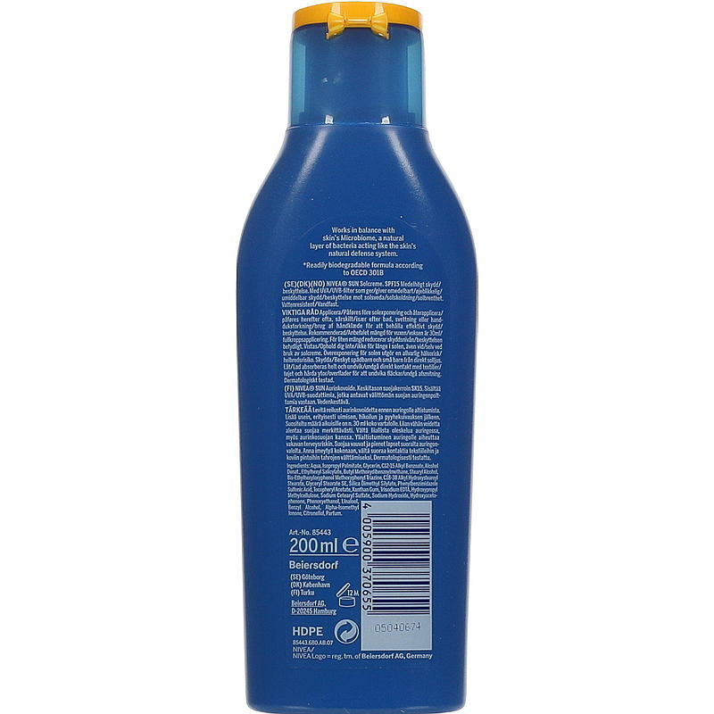 Nivea Nivea Sun SPF15 200 ml lotion