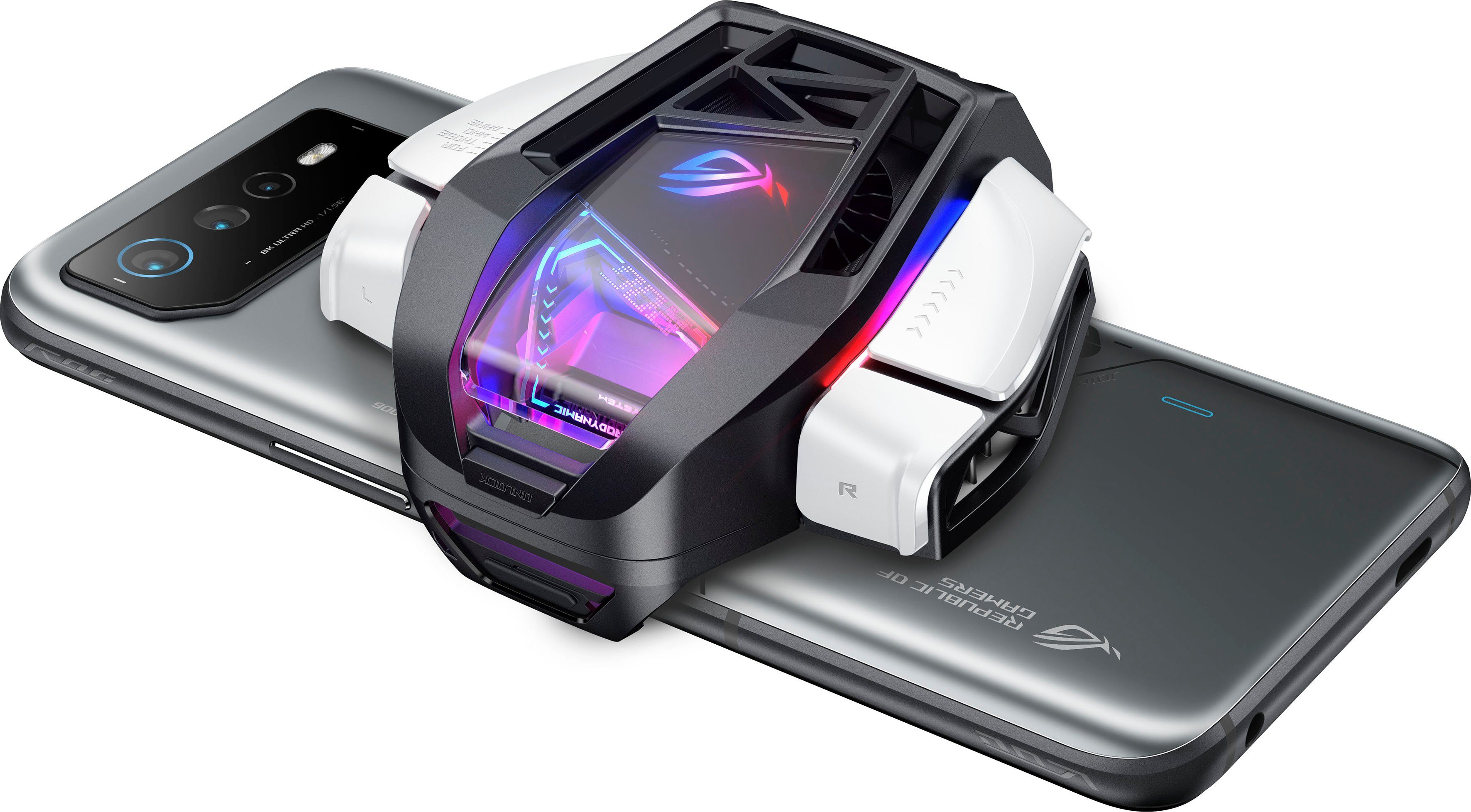 Asus ROG Phone 6D Ultimate Smartphone (17,22 cm/6,78 Zoll, 512 GB Speicherplatz, 50 MP Kamera)