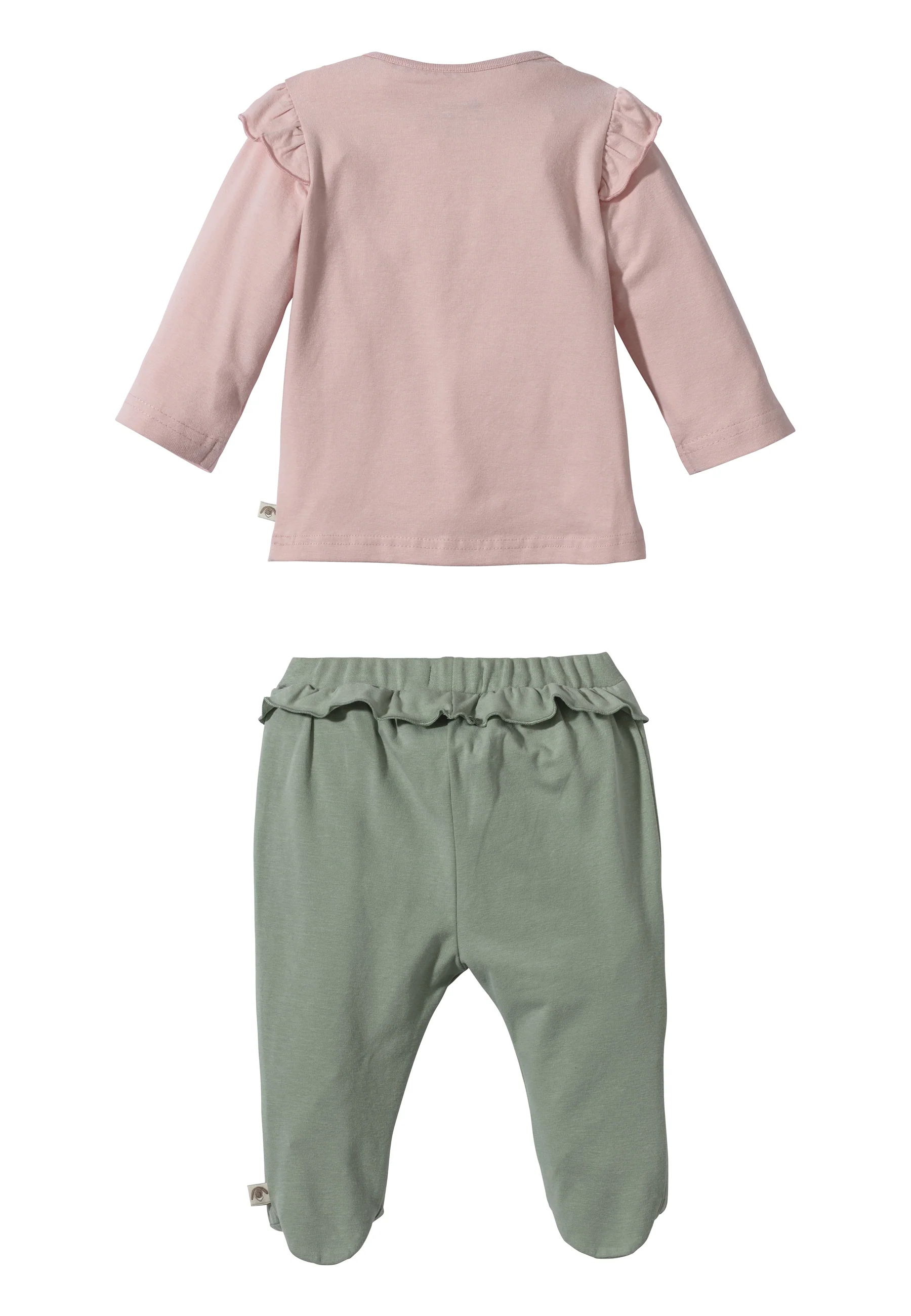 Set Shirt + Hose Hase Happy in zartrosa