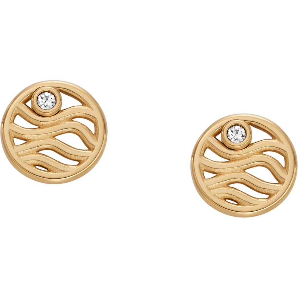 Skagen Boucles d'oreilles à fermoir à poussette Acier inoxydable Boucles d'oreilles