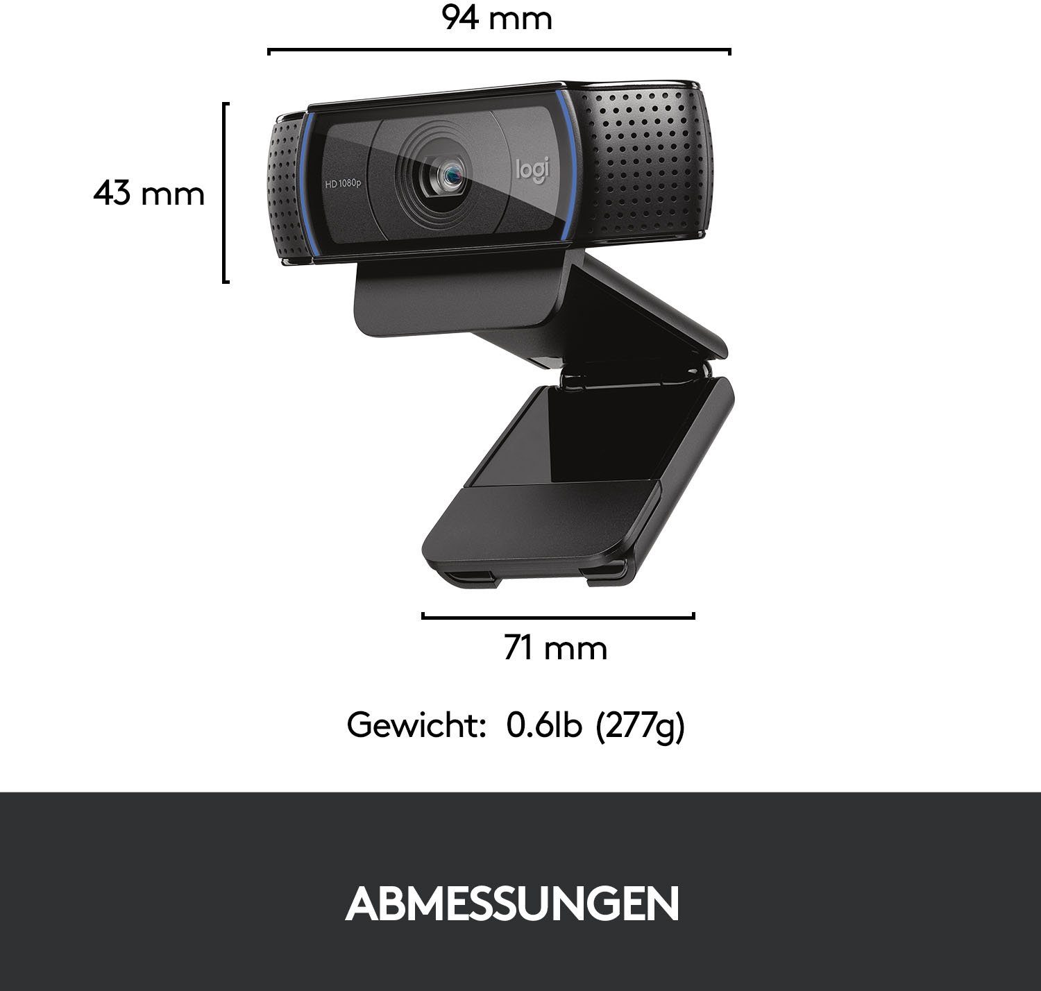 Logitech C920 HD PRO Webcam (Full HD)