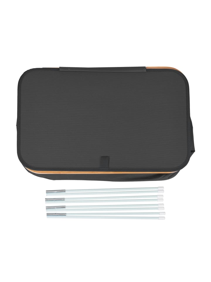 relaxdays Wäschekorb in Schwarz/ Natur - 105 l günstig kaufen onesize