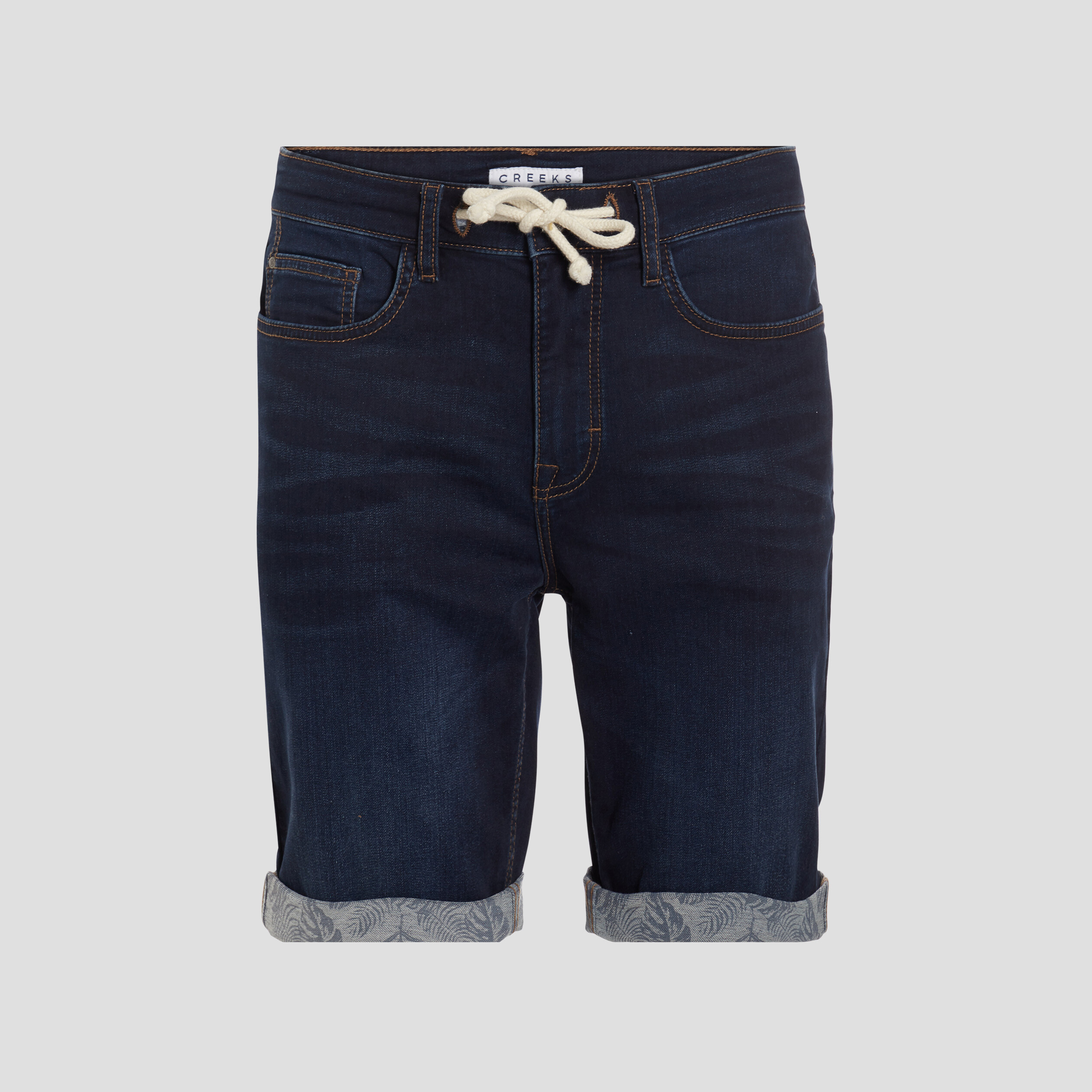 Bermuda straight en jean denim brut homme | La Halle