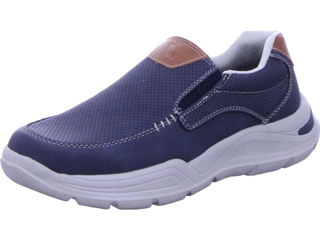 DIVERSE Komfort Slipper blau