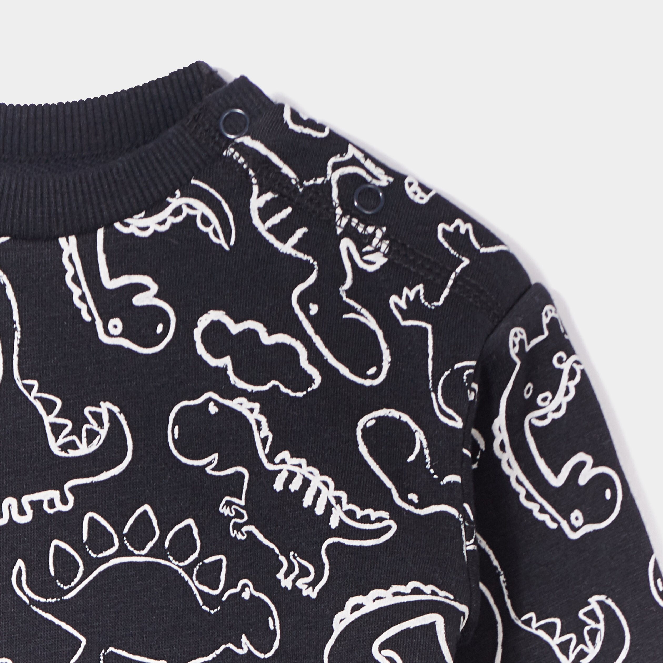 Ensemble sweat et pantalon gris foncé bébé garçon | La Halle