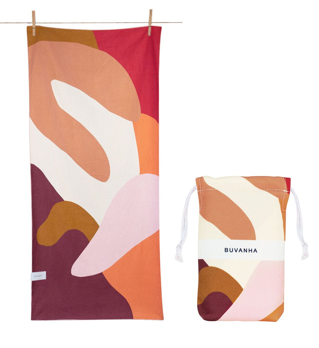 Buvanha Reisehandtuch 100 x 45 CM - Paris 01