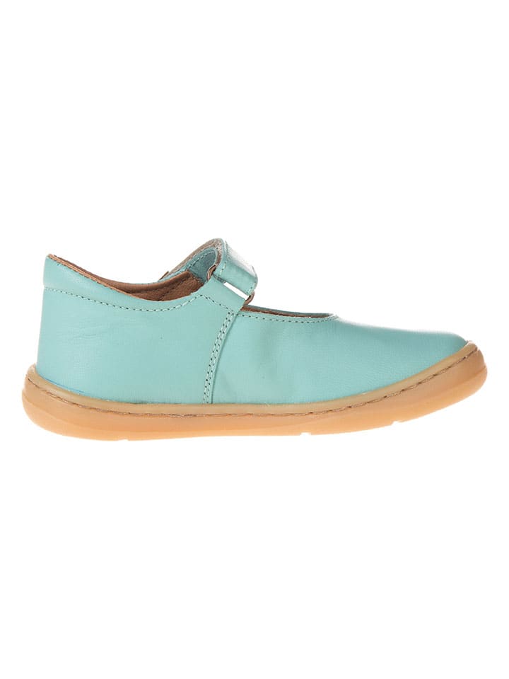 El Naturalista Leder-Ballerinas in Türkis günstig kaufen