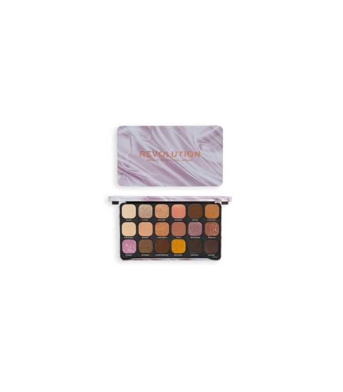 REVOLUTION-MUR FOREVER FLAWLESS SHADOW-Palette Nude Silk