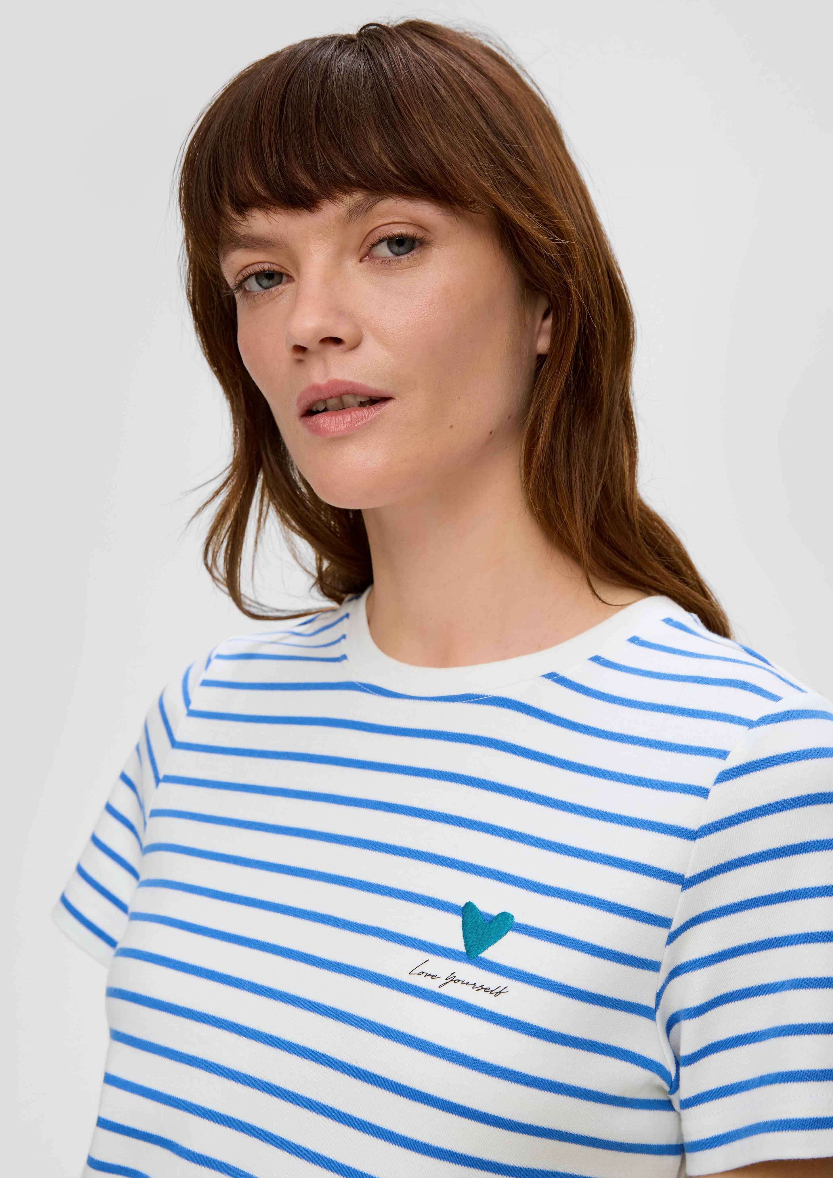 T-Shirt mit Streifenmuster  2141812-55G2