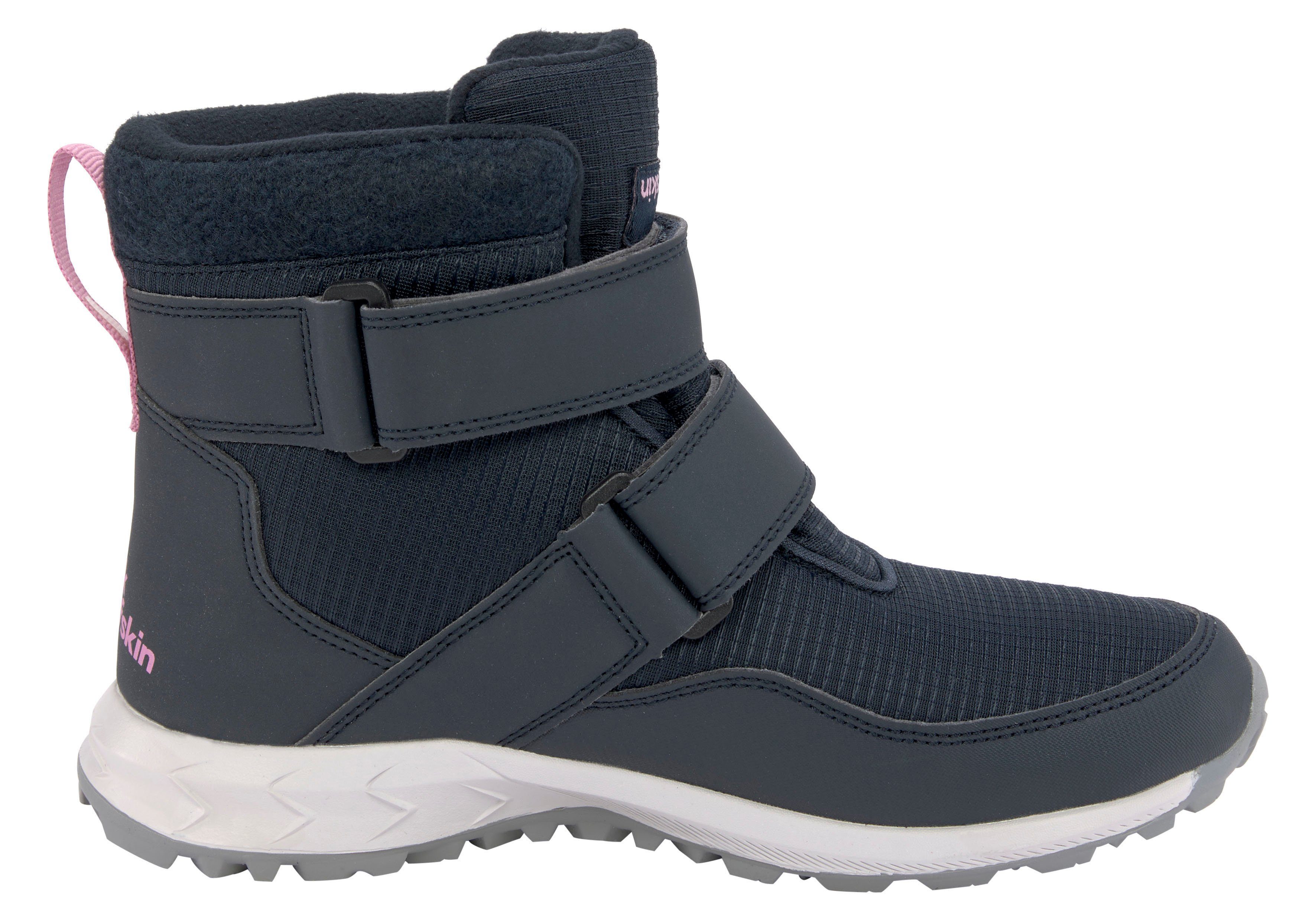 Jack Wolfskin POLAR FOXX TEXAPORE K Outdoorwinterstiefel wasserdicht und wärmend mit Klettverschluss