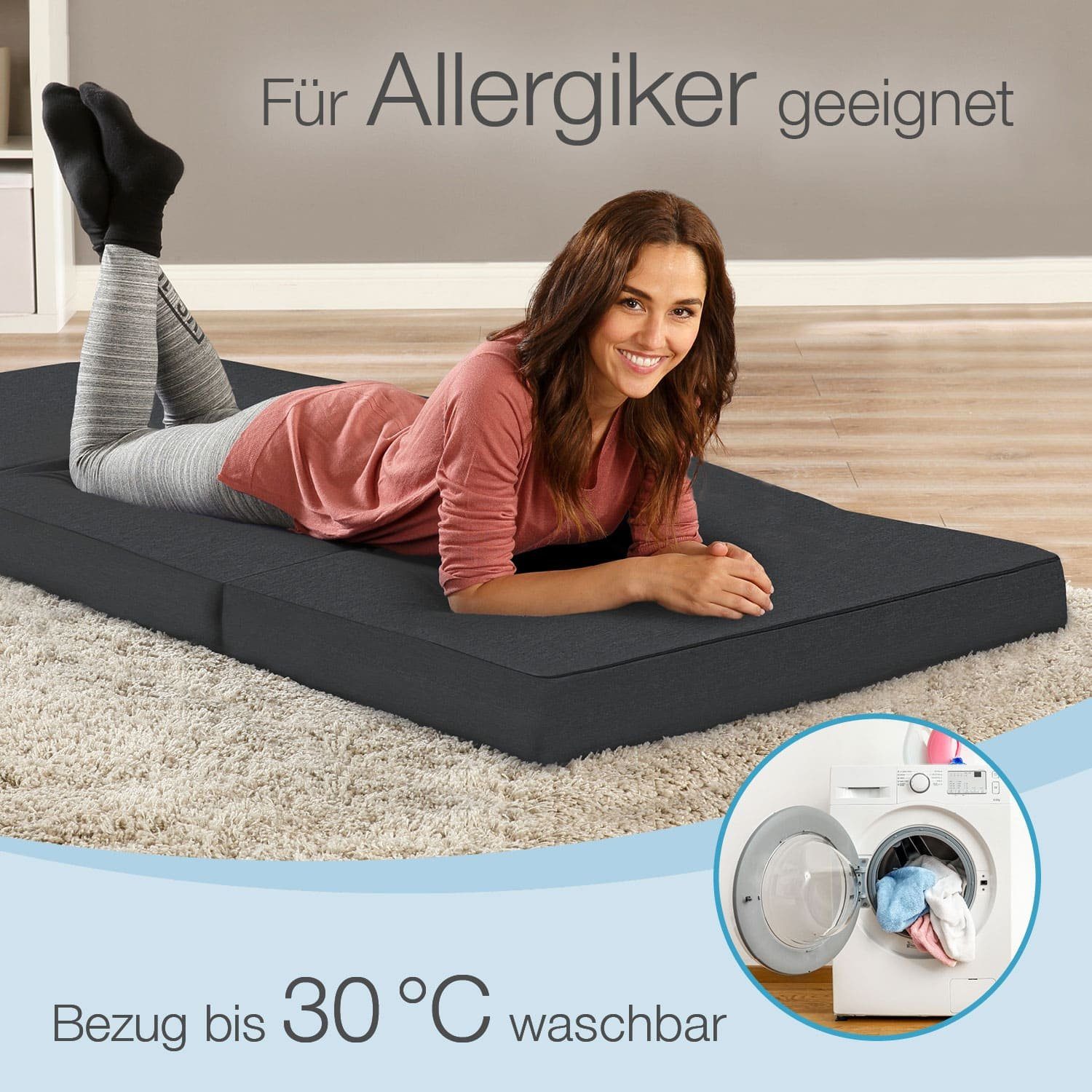 Klappmatratze, Bestschlaf, 8 cm hoch