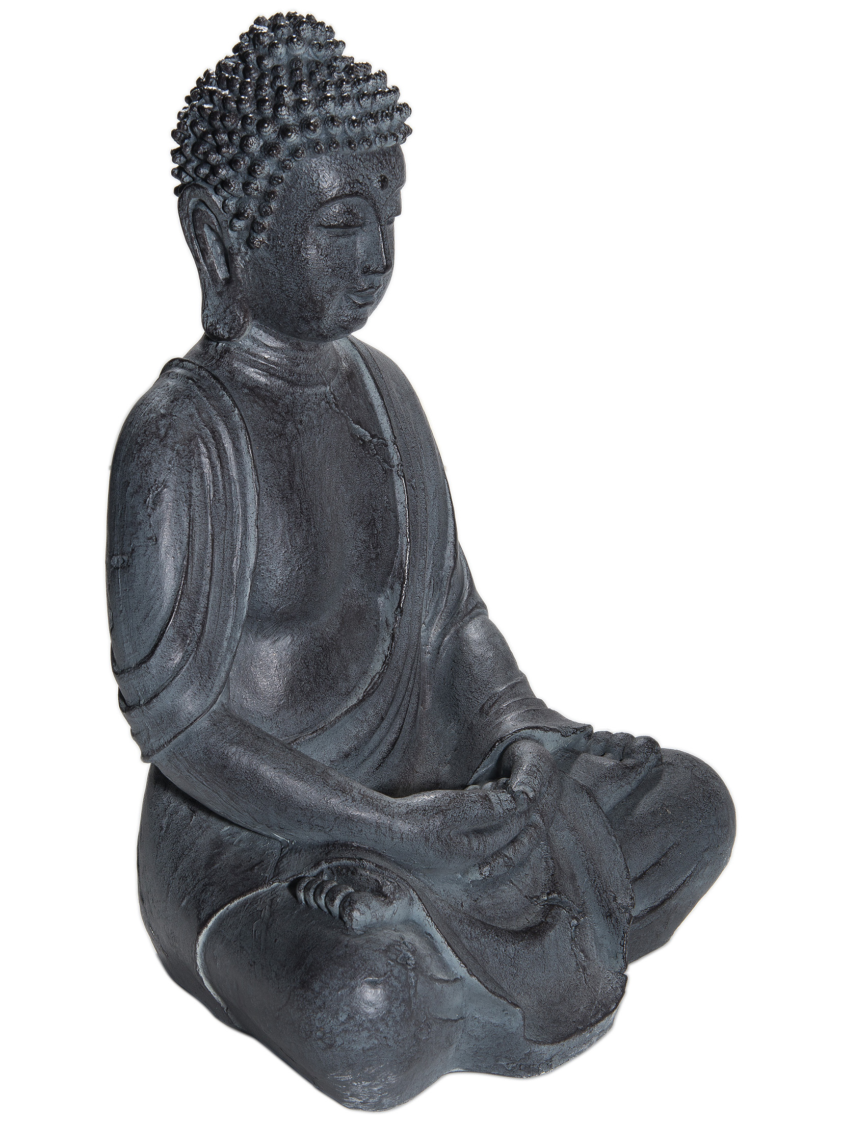 Buddha Easy Figur, Grau