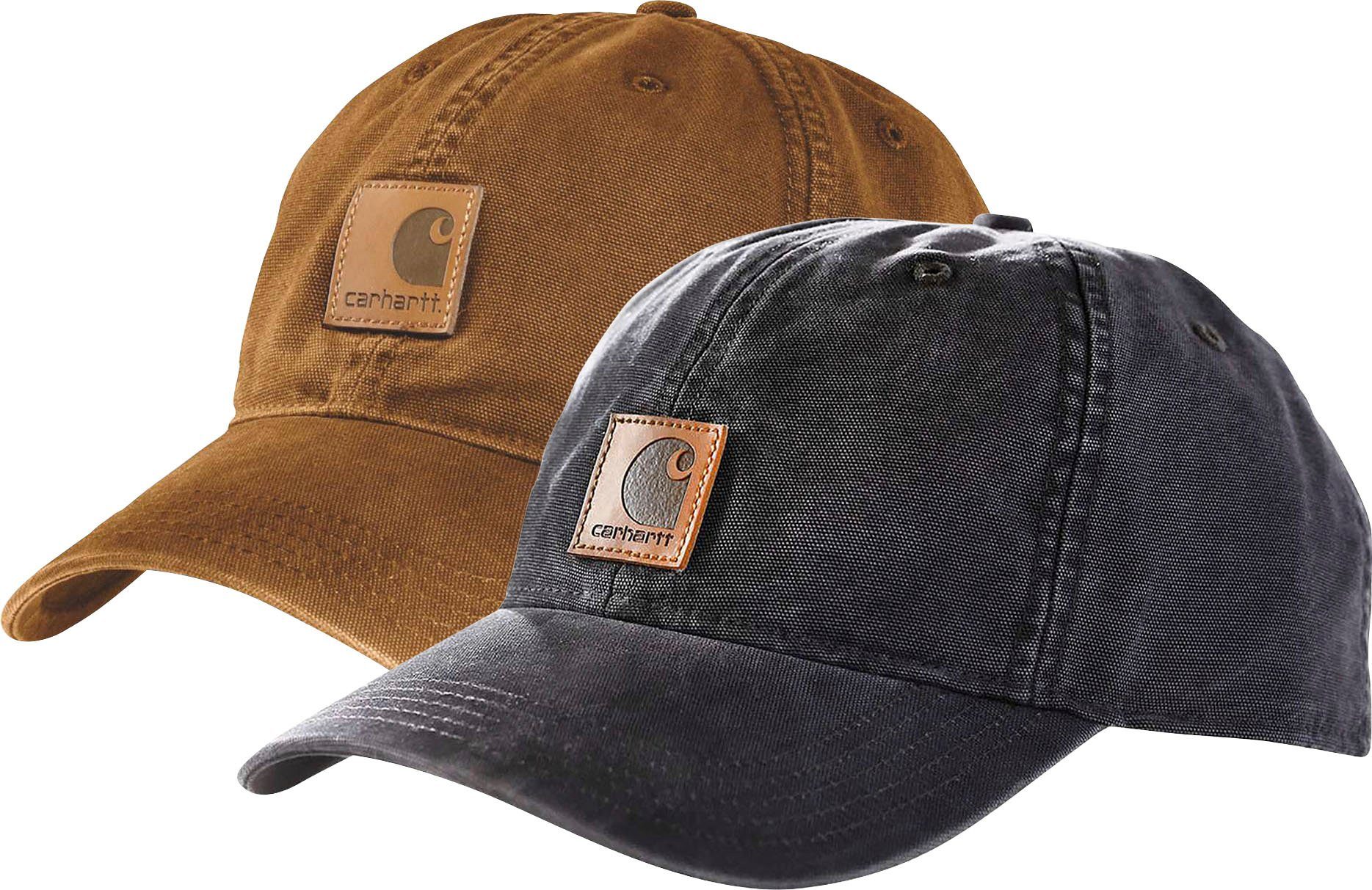 Carhartt Baseball Cap Odessa 100289 (2-St) mit Schweißband und Klettverschluss