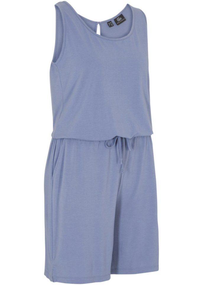 Kurzer Jumpsuit mit Viskose