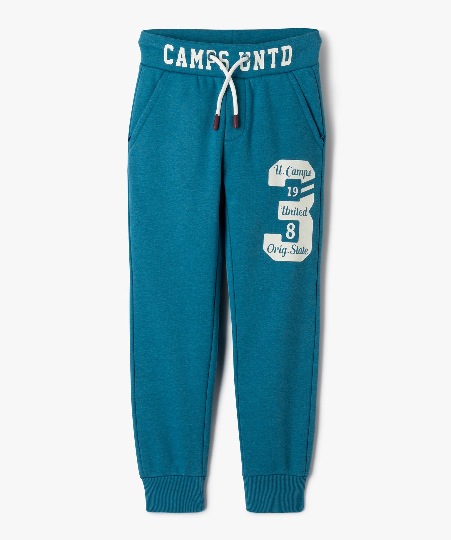 Pantalon de jogging imprimé Garçon - Camps United bleu | GEMO