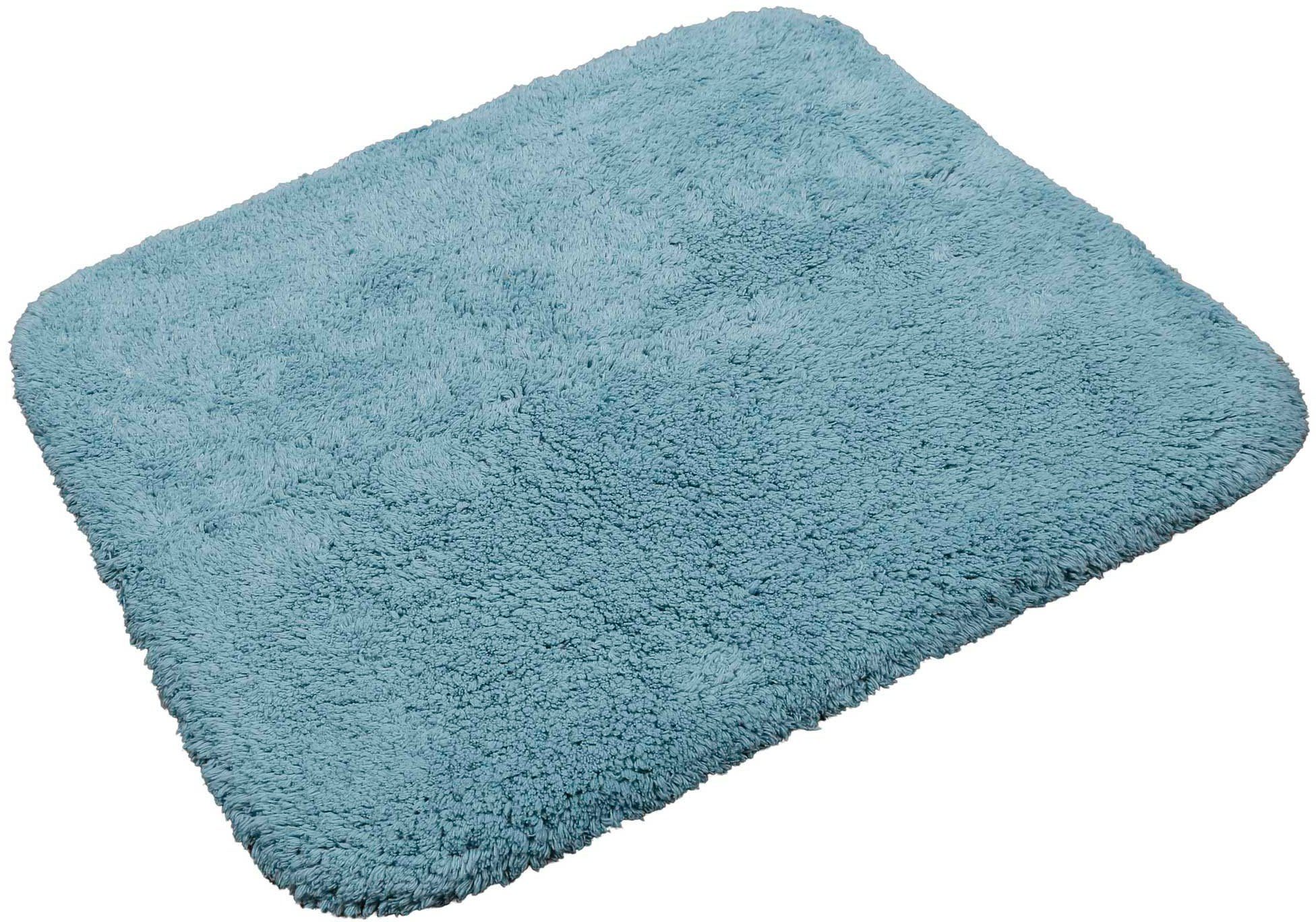 Badematte Ole WB-2721 Wecon home Basics, Höhe 20 mm, fußbodenheizungsgeeignet, Baumwolle, 100% Baumwollflor, waschbar, einfarbig, Badezimmerteppich