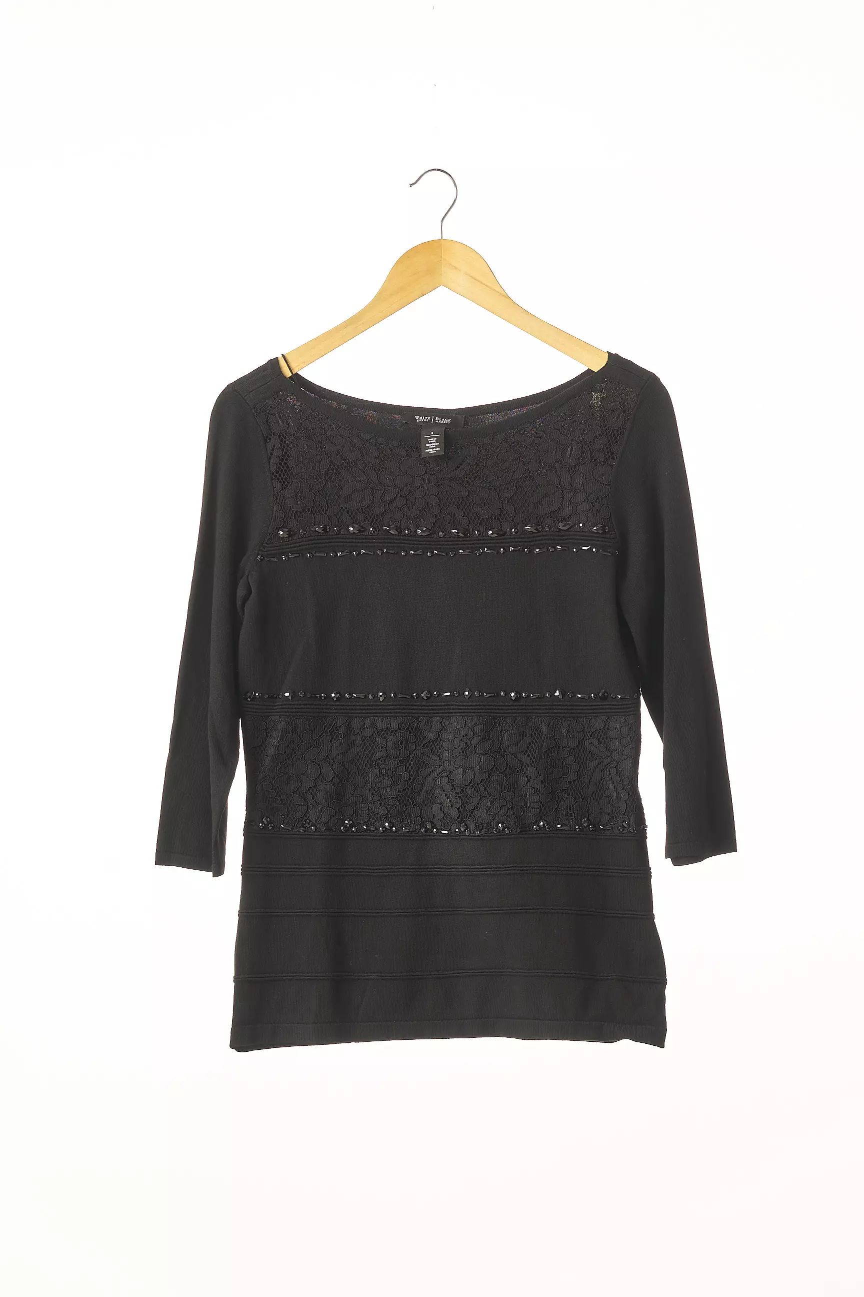White House Black Market Pulls Femme couleur noir