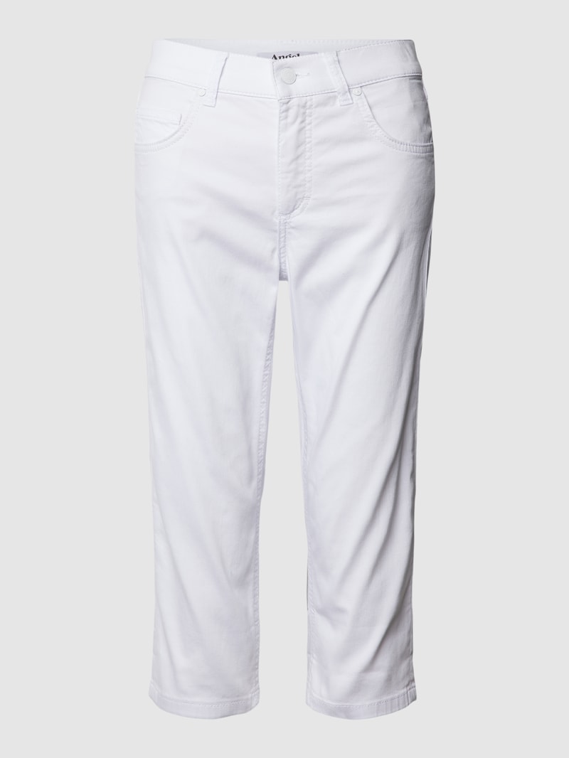 Caprijeans im 5-Pocket-Design in weiß