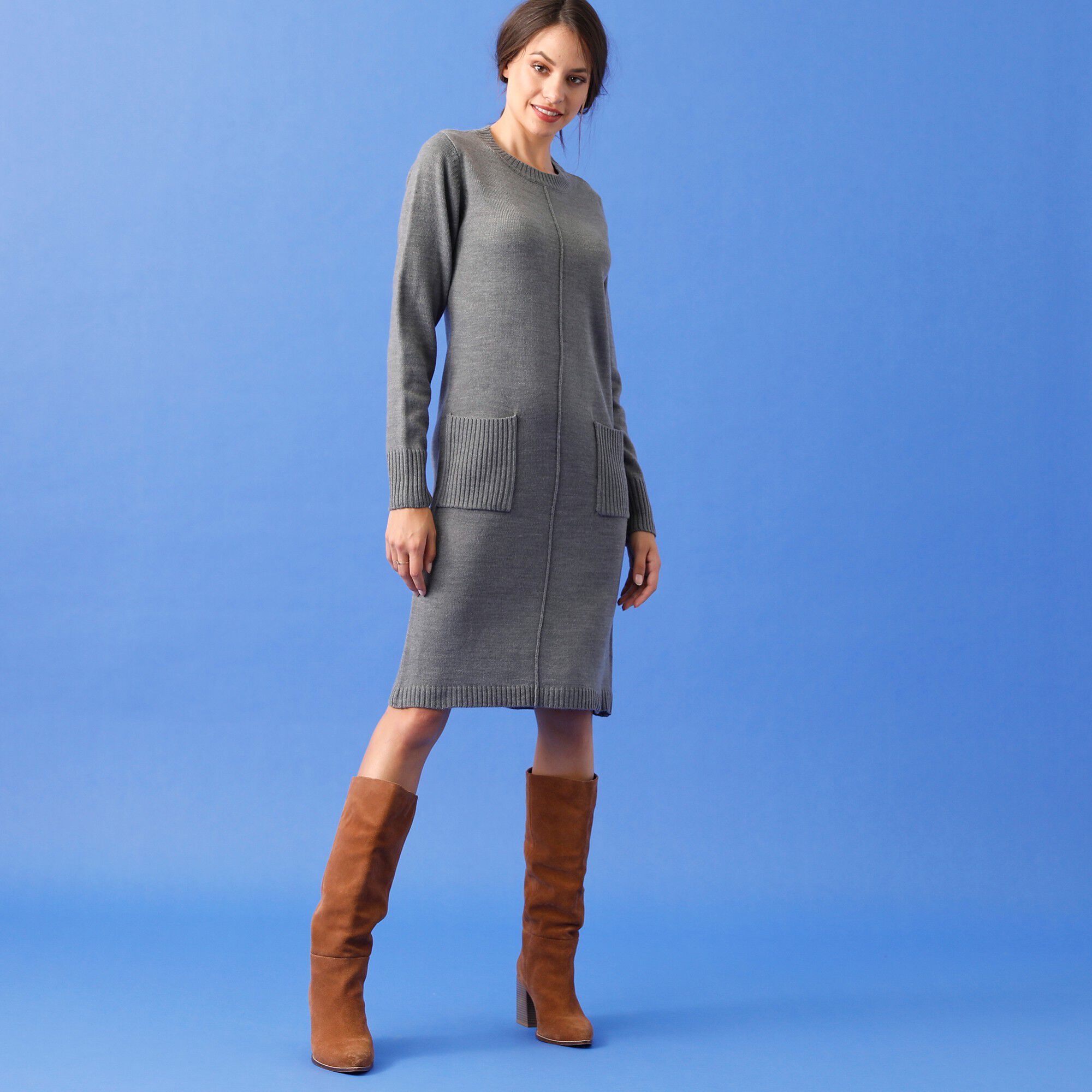 Robe pull à poches