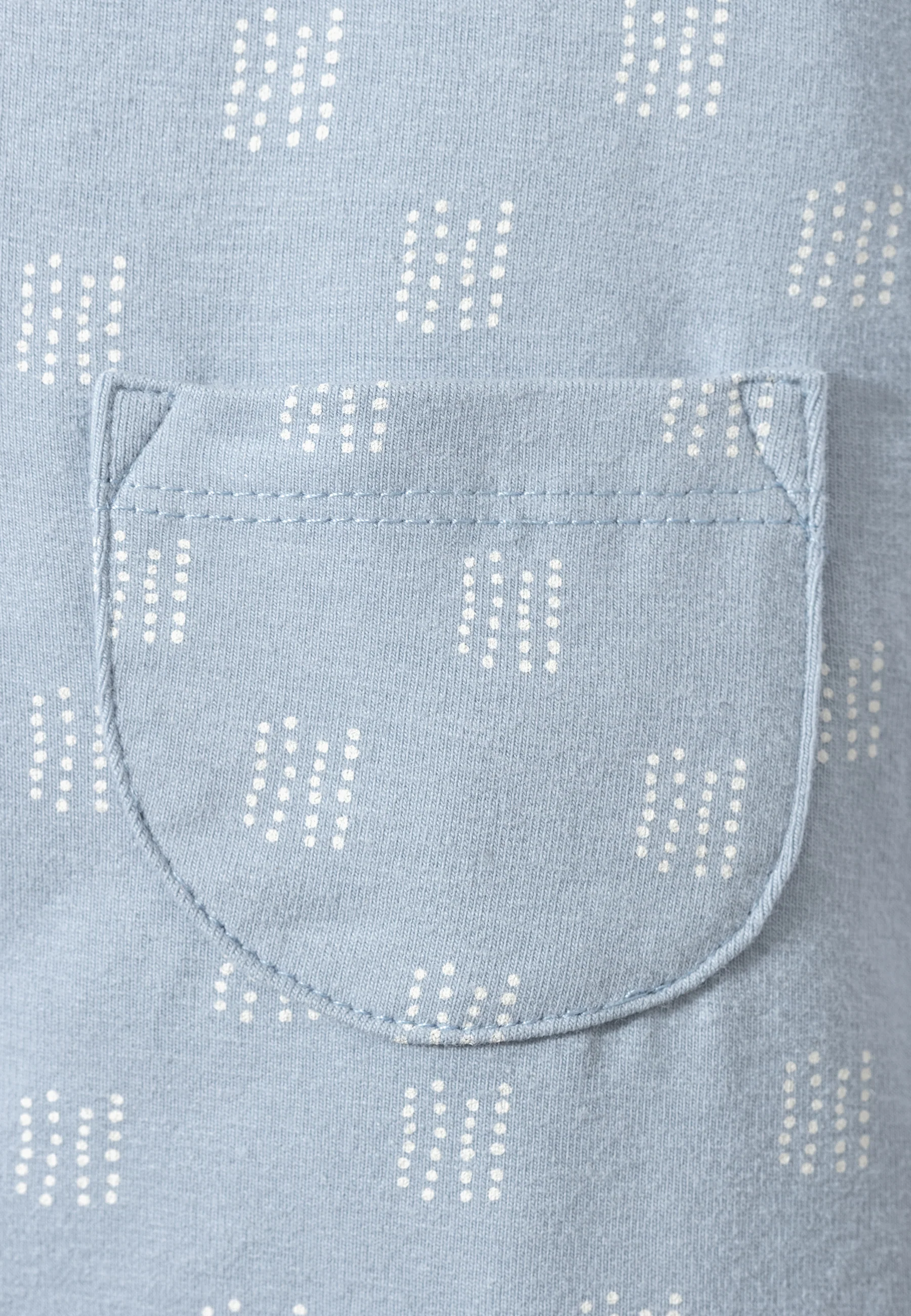 Strampler Set Jersey Hase Happy zweiteilig in graublau