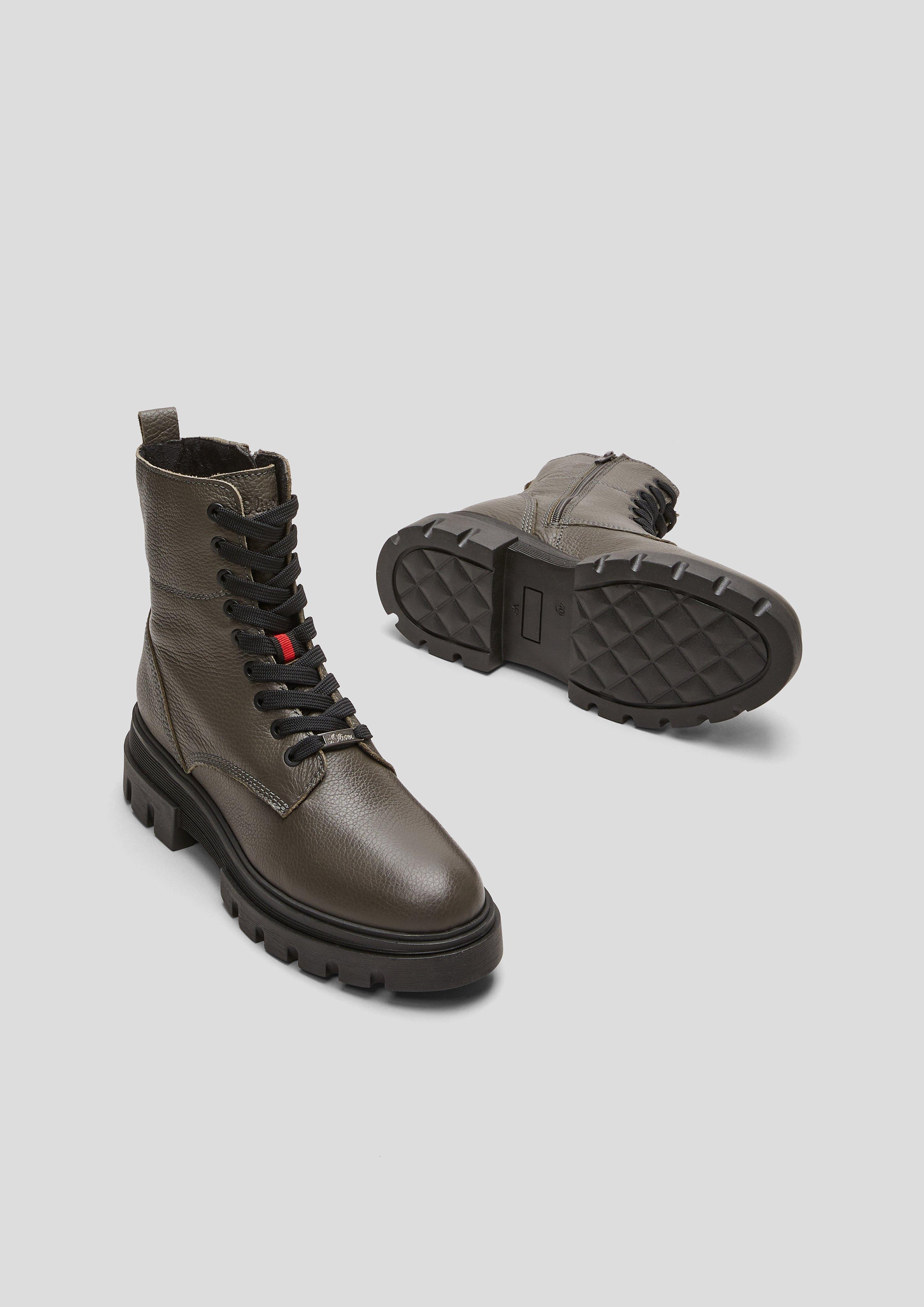 Schnürstiefel aus Echtleder  101.107.101.25283-341
