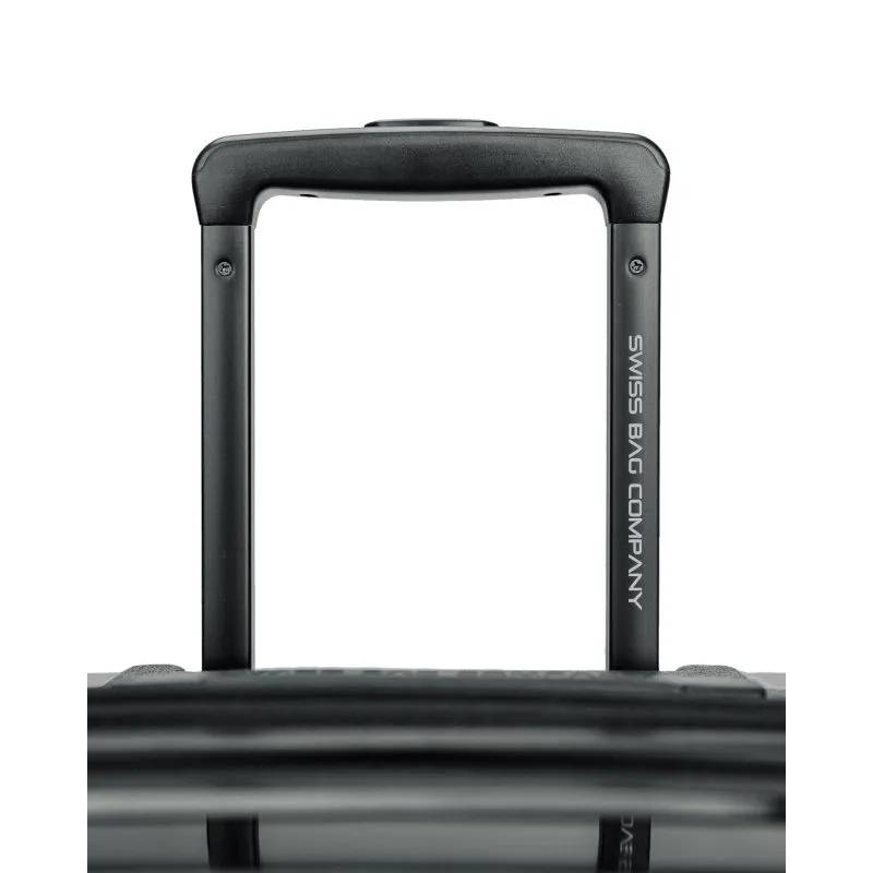 Swiss Bags Tourist Trolley M (65 cm) Erweiterbar - Black