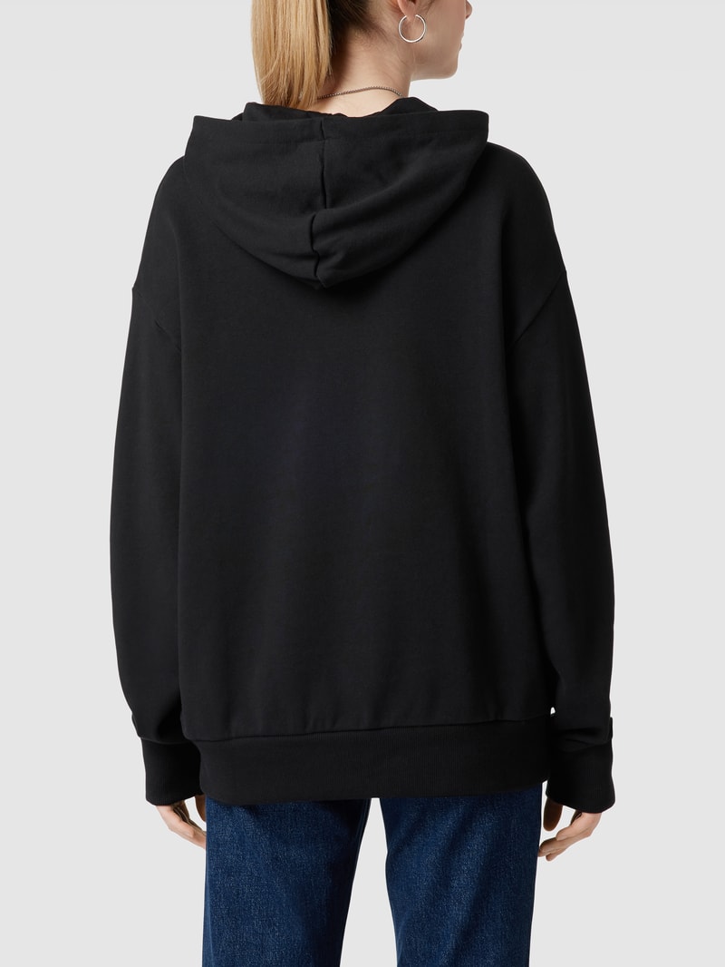 Hoodie in Melange-Optik Modell 'Athletics Warped Class' in schwarz