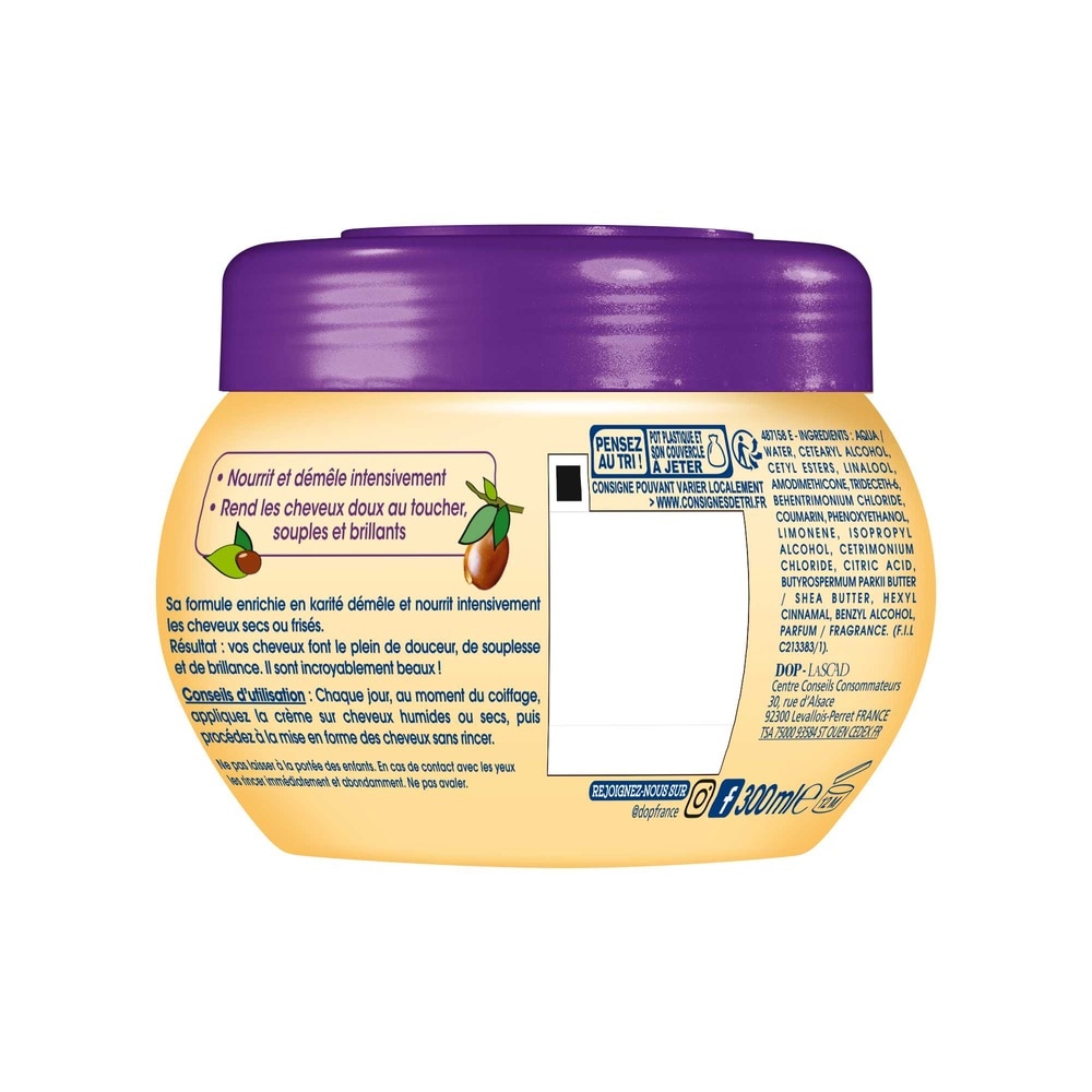 DOP Dop Karité Crème de Soin Nourrissante au Karité