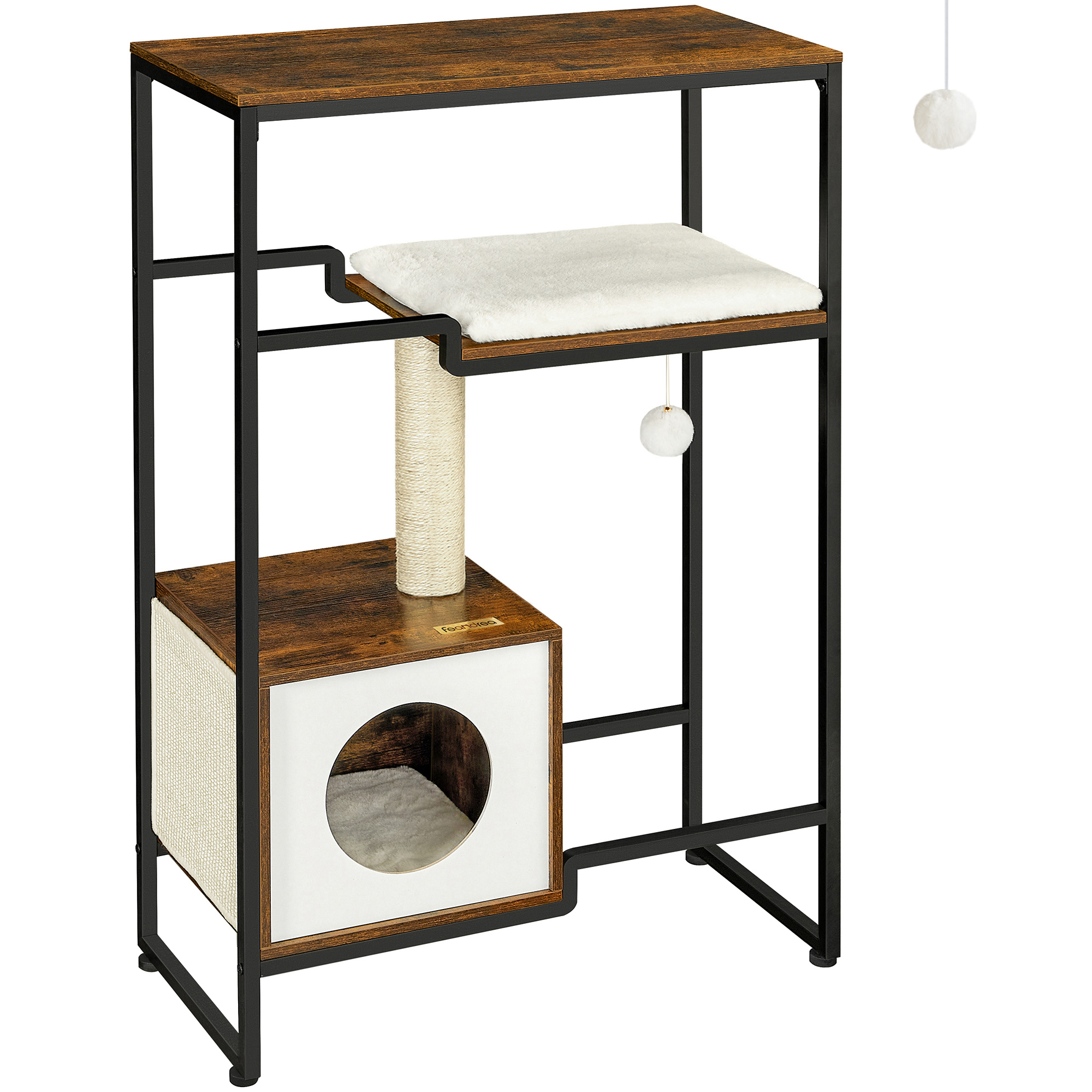 FEANDREA Kratzbäume FEANDREA Katzenbaum 2-in-1-Möbel