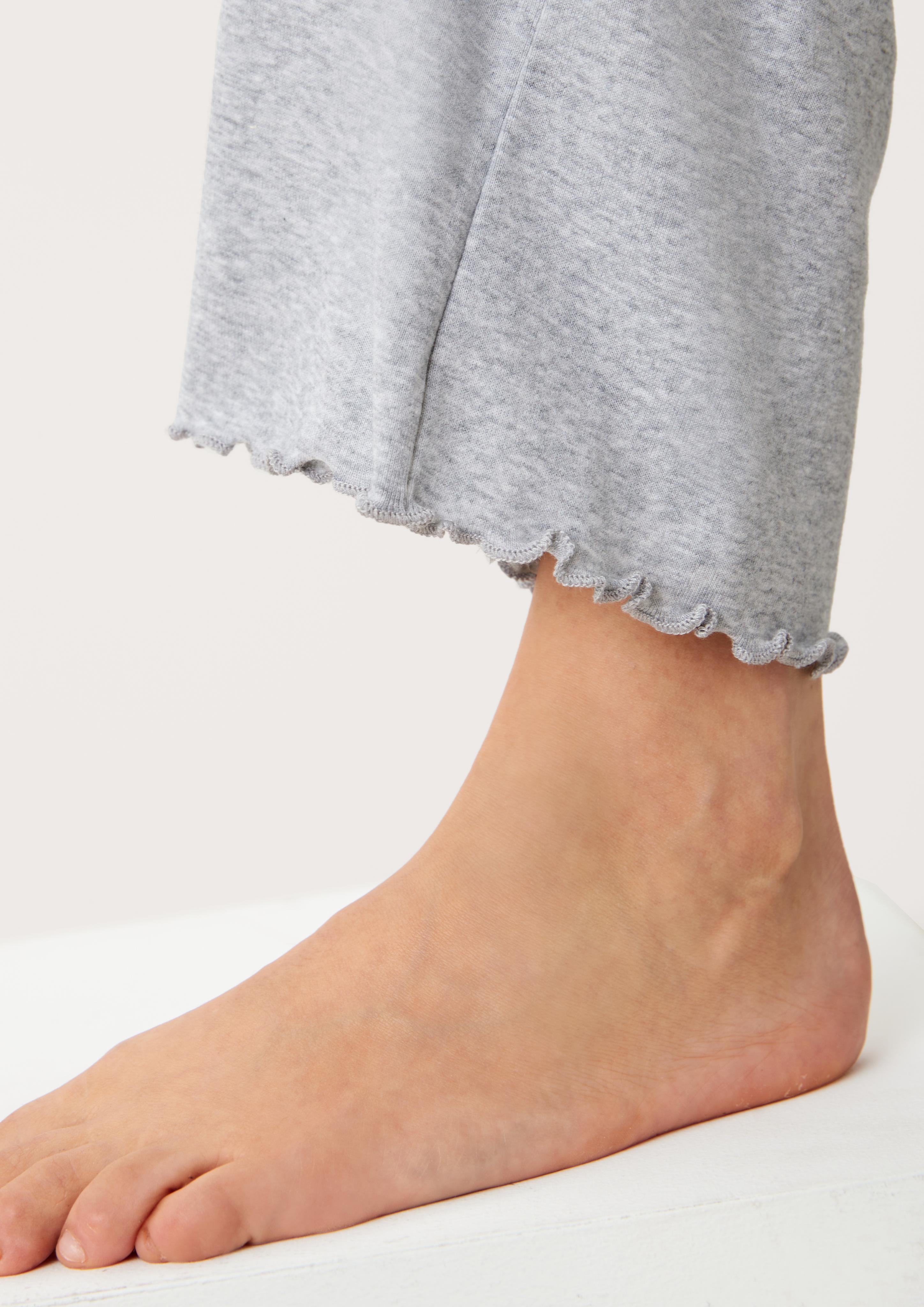 Pyjamahose mit Wellensaum  6006243-9400