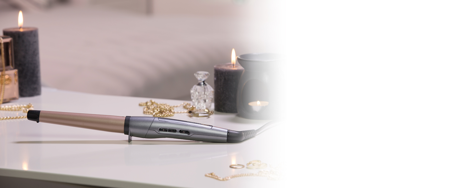 Keratin Protect kegelförmiger Lockenstab