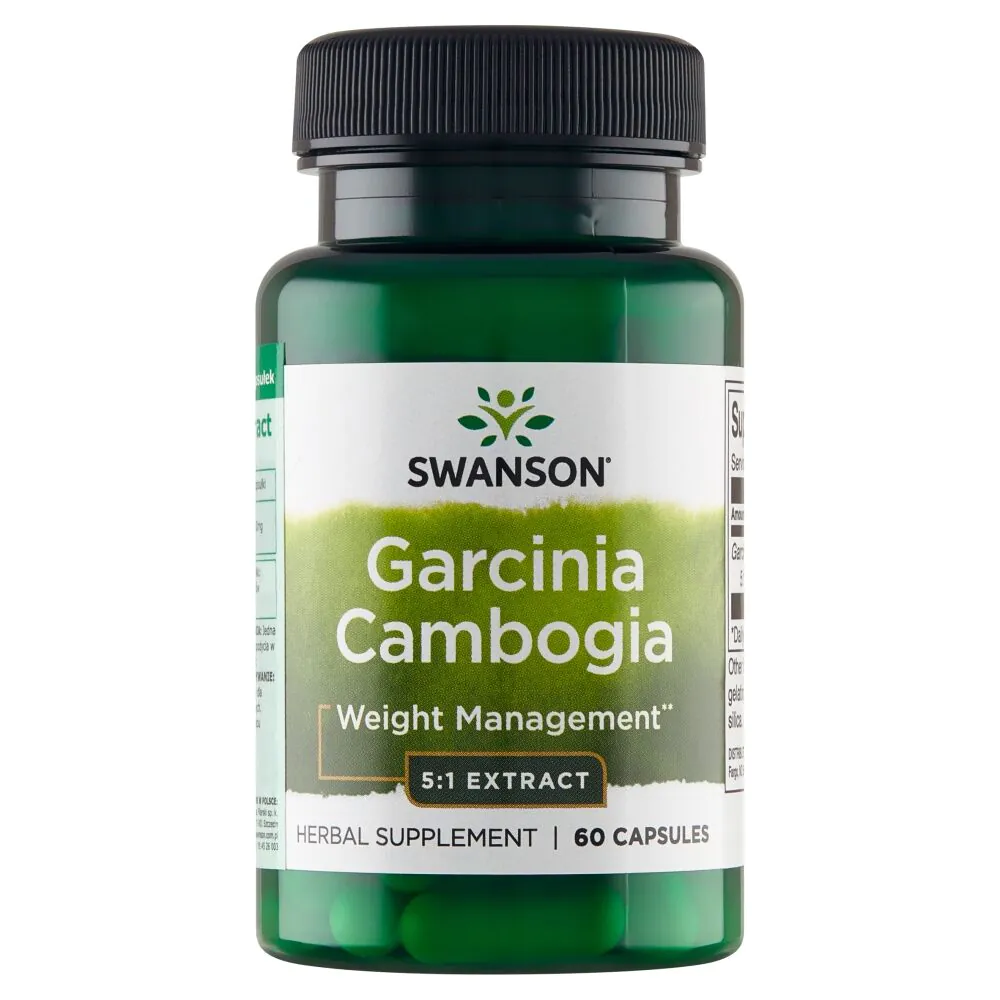 Κάψουλες υποστήριξης απώλειας βάρους Swanson Garcinia Cambogia