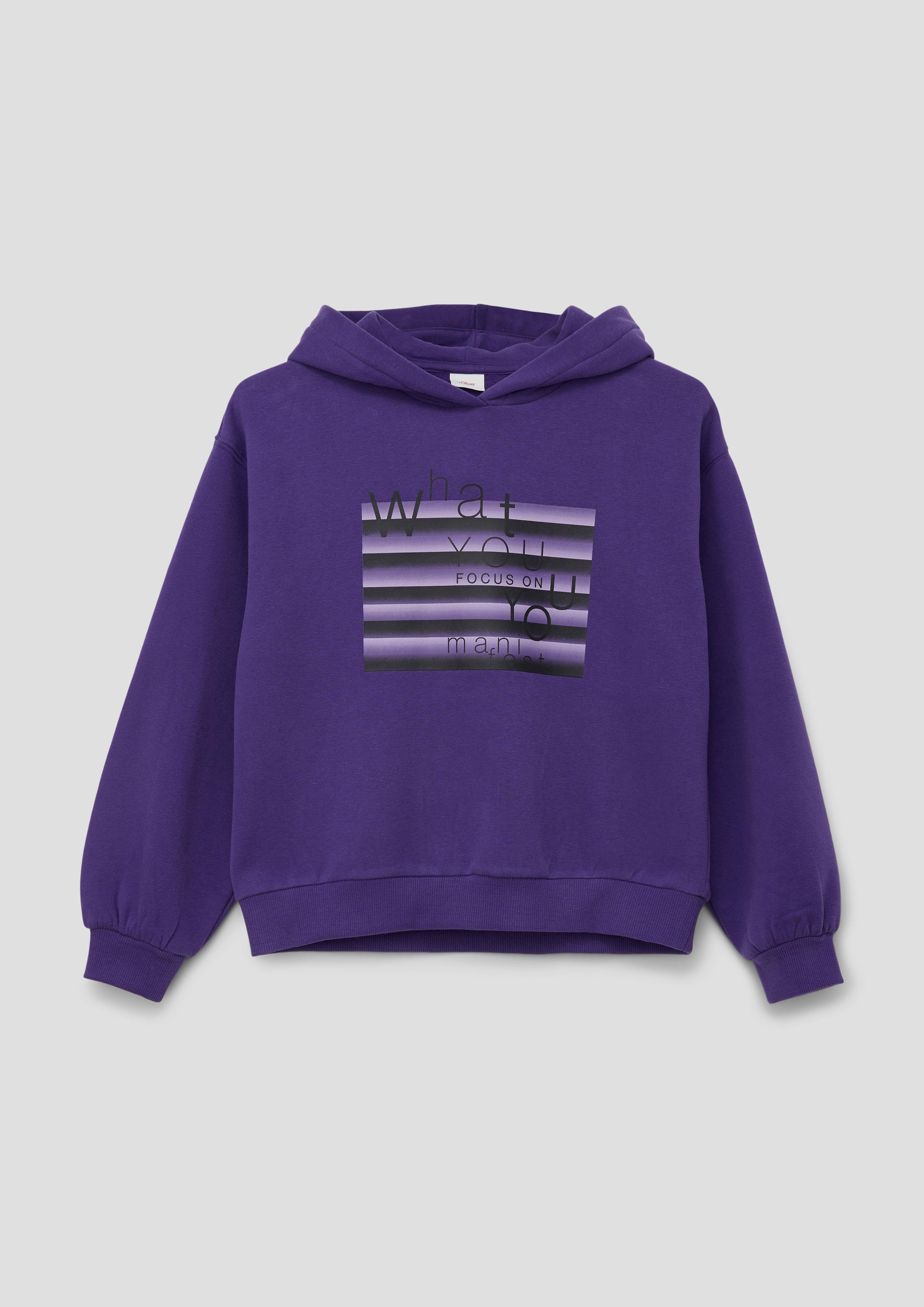 Kapuzensweatshirt mit Frontprint  2133842-4838