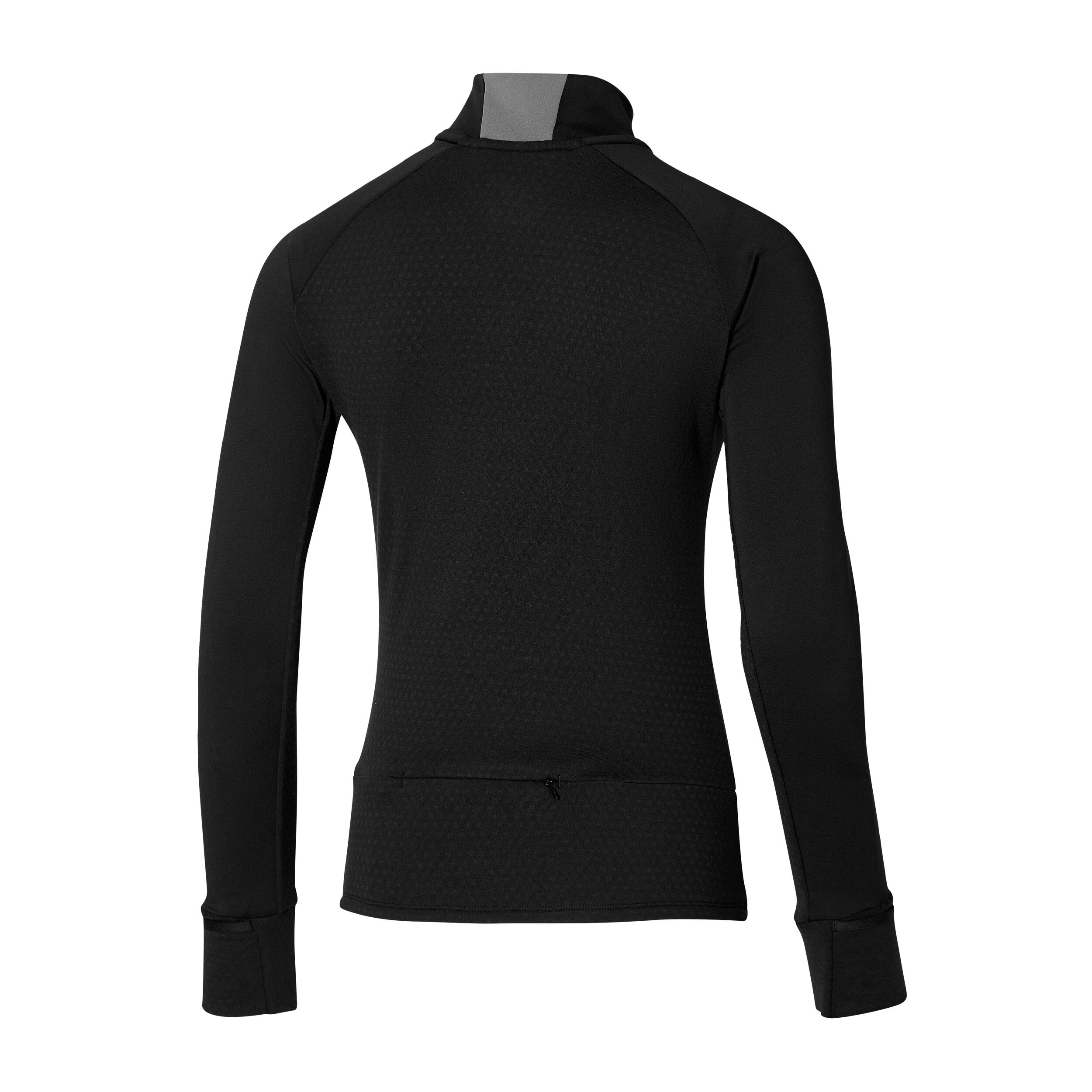 Warmalite Half-Zip Lauftop Damen - Schwarz