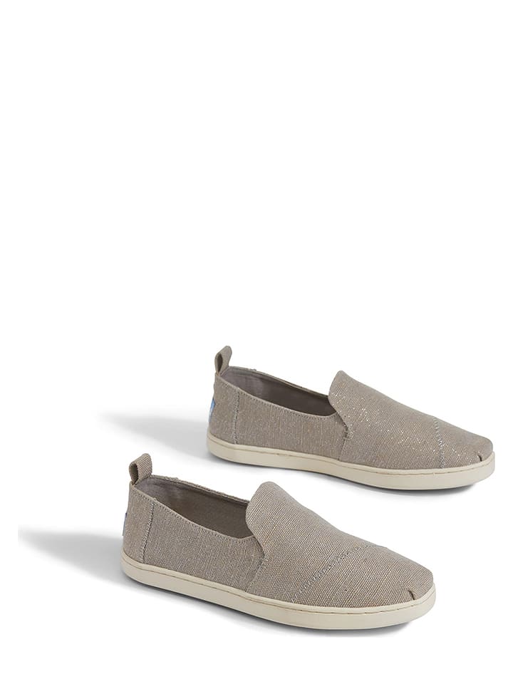 TOMS Slipper in Grau günstig kaufen