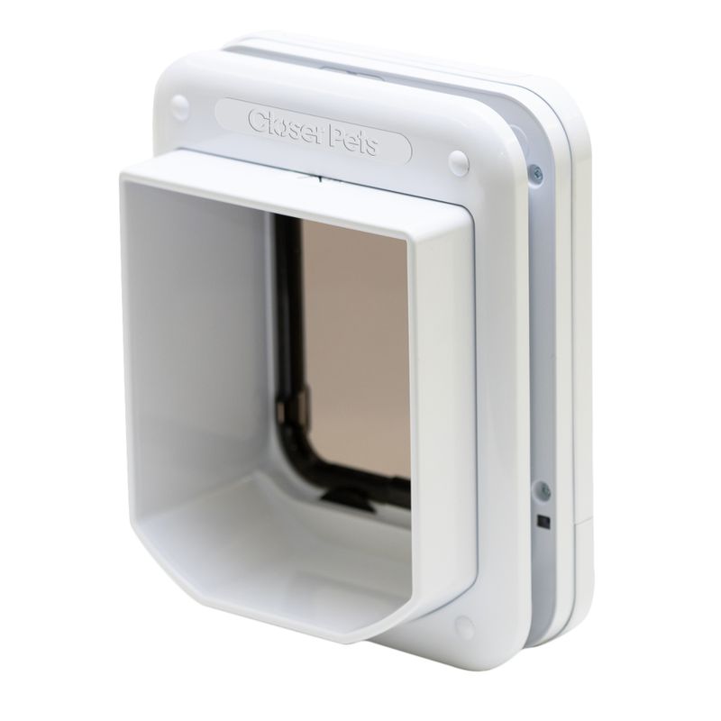 Closer Pets Mikrochip Katzenklappe Wandeinbau 360W