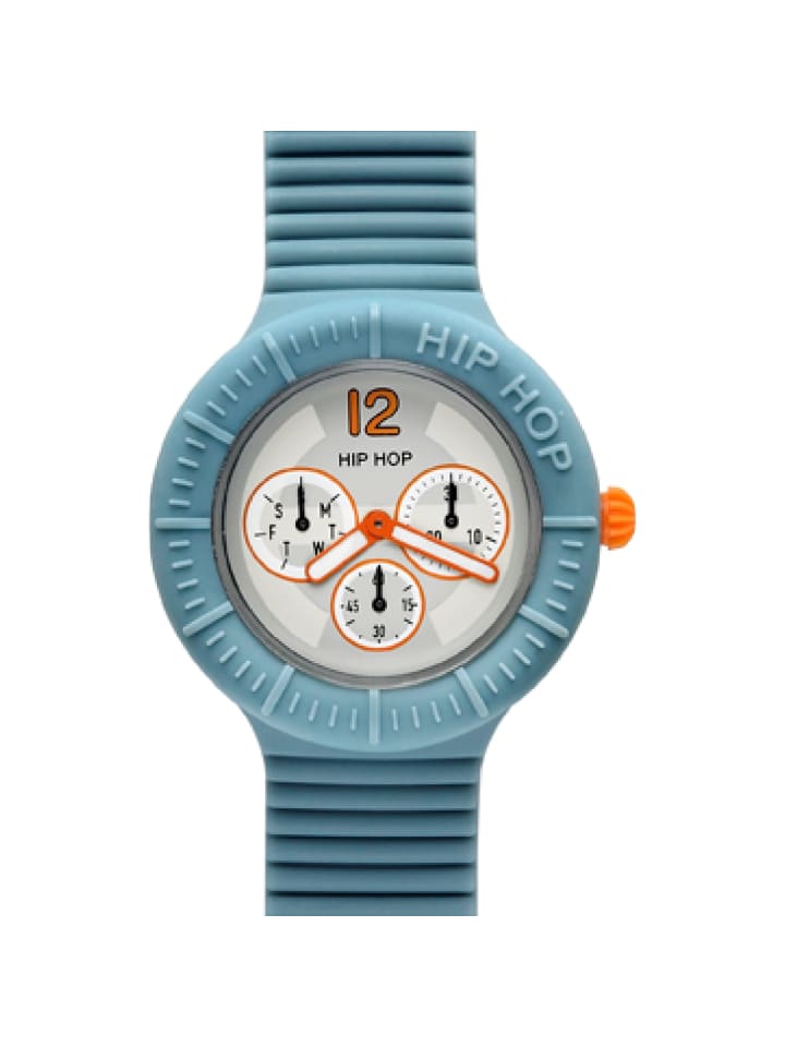 Hip Hop Multifunktiosuhr multifunzione grau günstig kaufen 42 mm