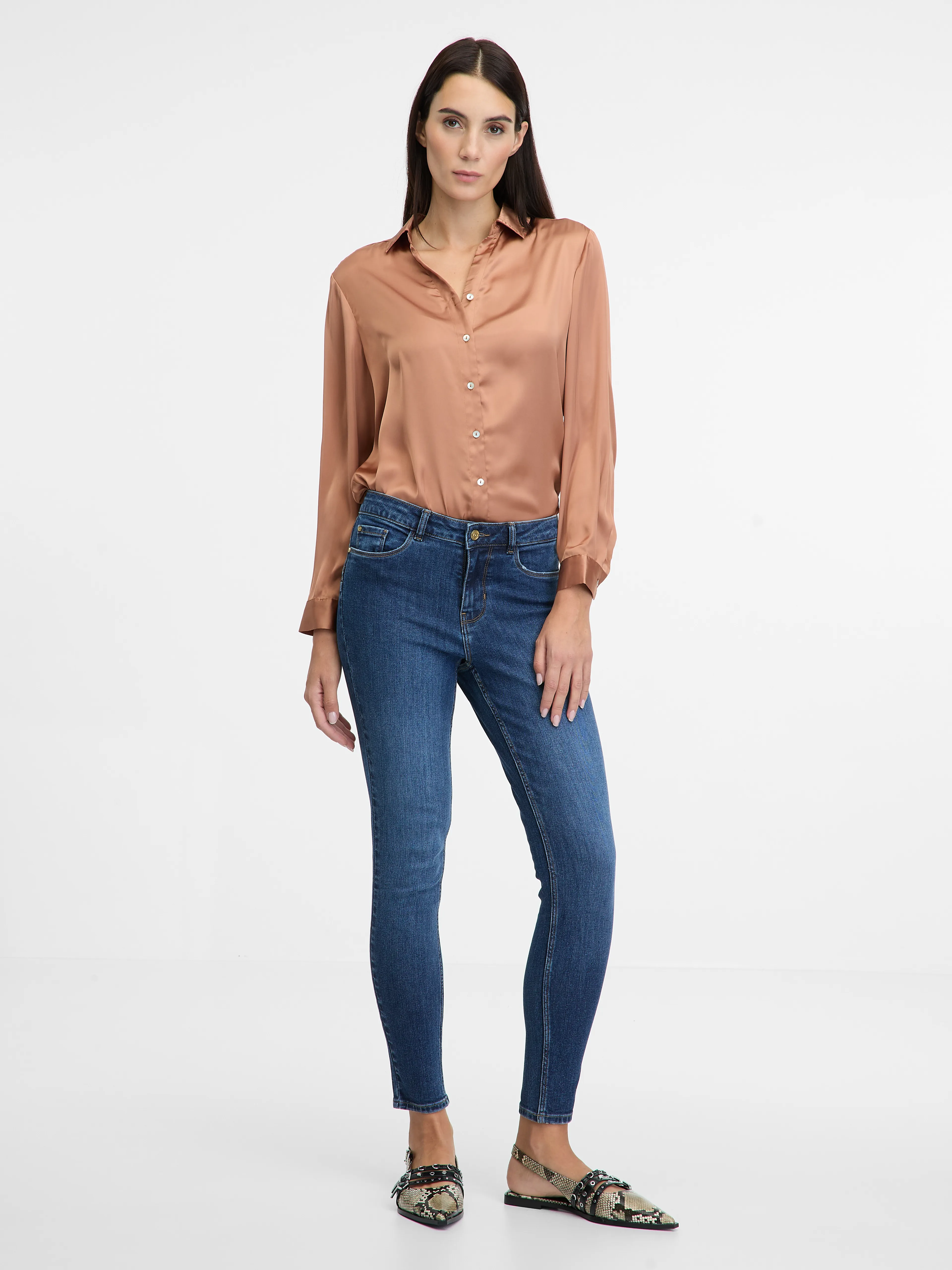 Dunkelblaue Jeggins Jeans Damen ORSAY