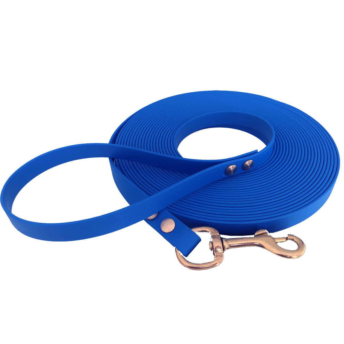 bio-leine Hundeleinen bio-leine 25-35 kg Schleppleine Biothane dunkelblau 7,5 m