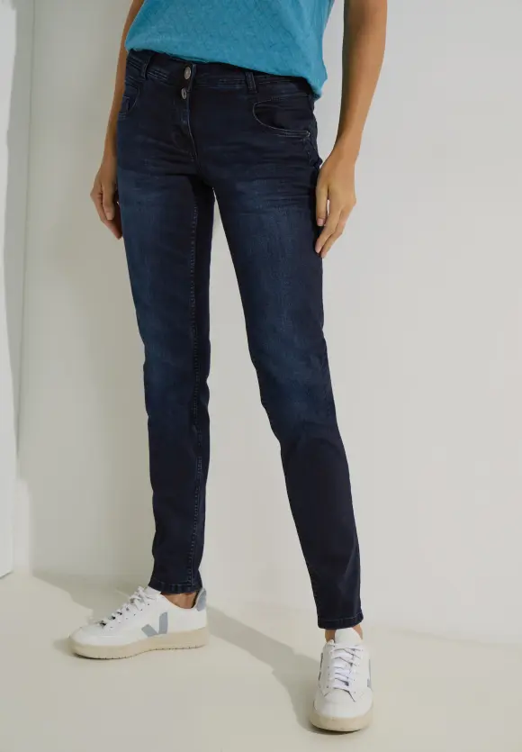 CECIL Blaue Loose Fit Jeans