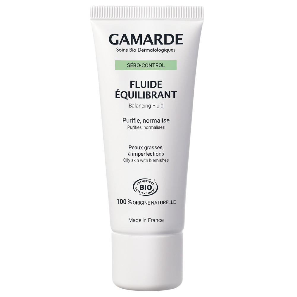 gamarde FLUIDE EQUILIBRANT Tube 40 ml Fluide sébo-régulateur pour peaux à tendance grasse