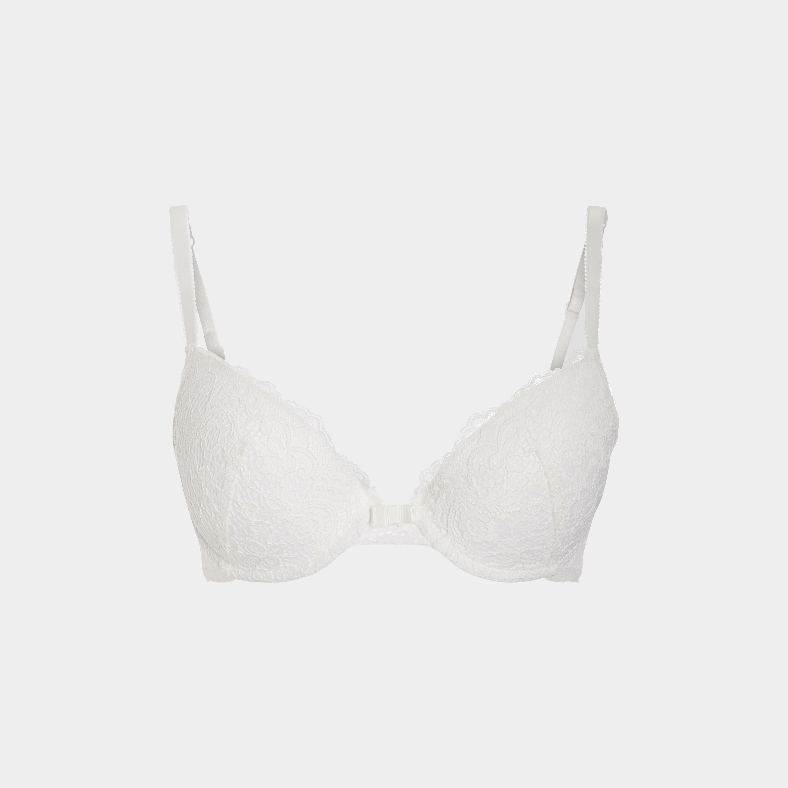 Soutien-gorge en dentelle ampliforme ecru femme | La Halle