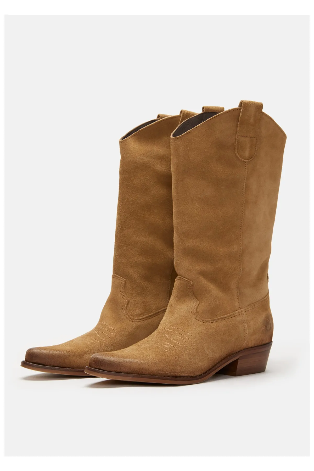Felmini  Stiefelette - Grau - Blockabsatz