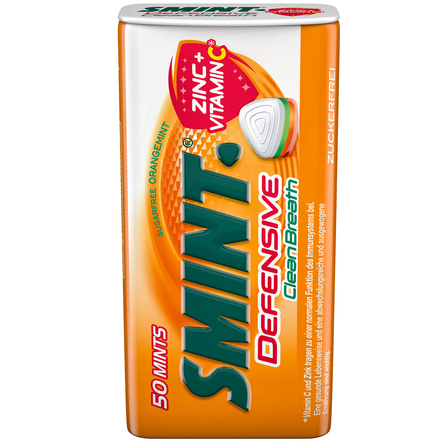 Smint Defensive Clean Breath Orangemint zuckerfrei 50er