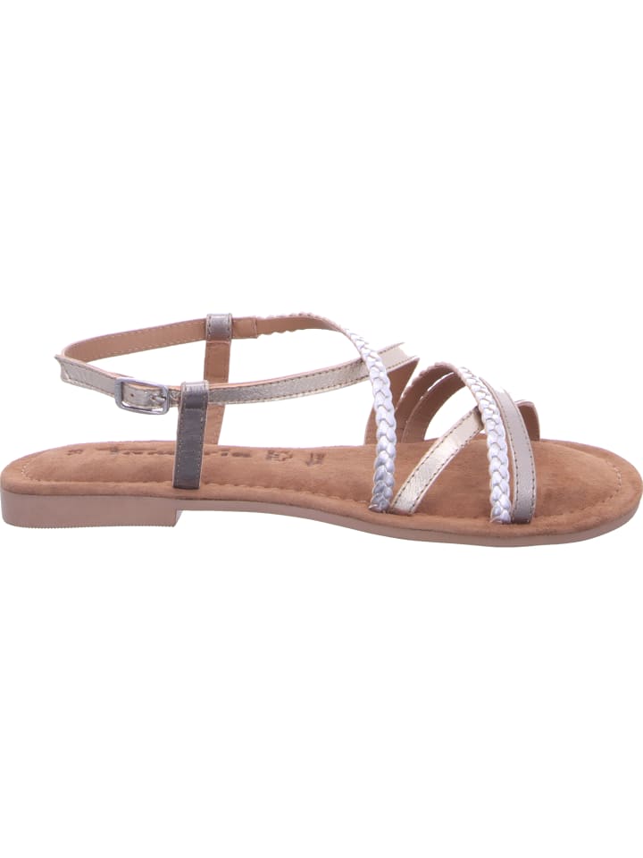 Tamaris Sandale in metallic günstig kaufen