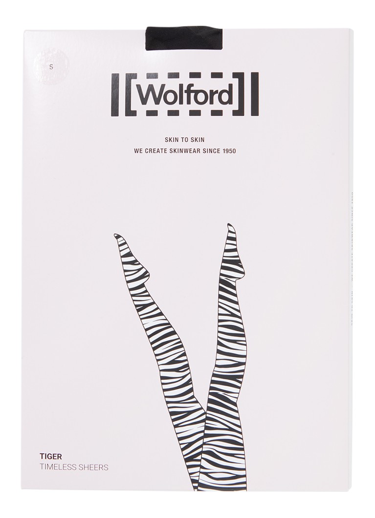 Wolford Tiger harisnyanadrág 15 denes anyagból, tigrismintával