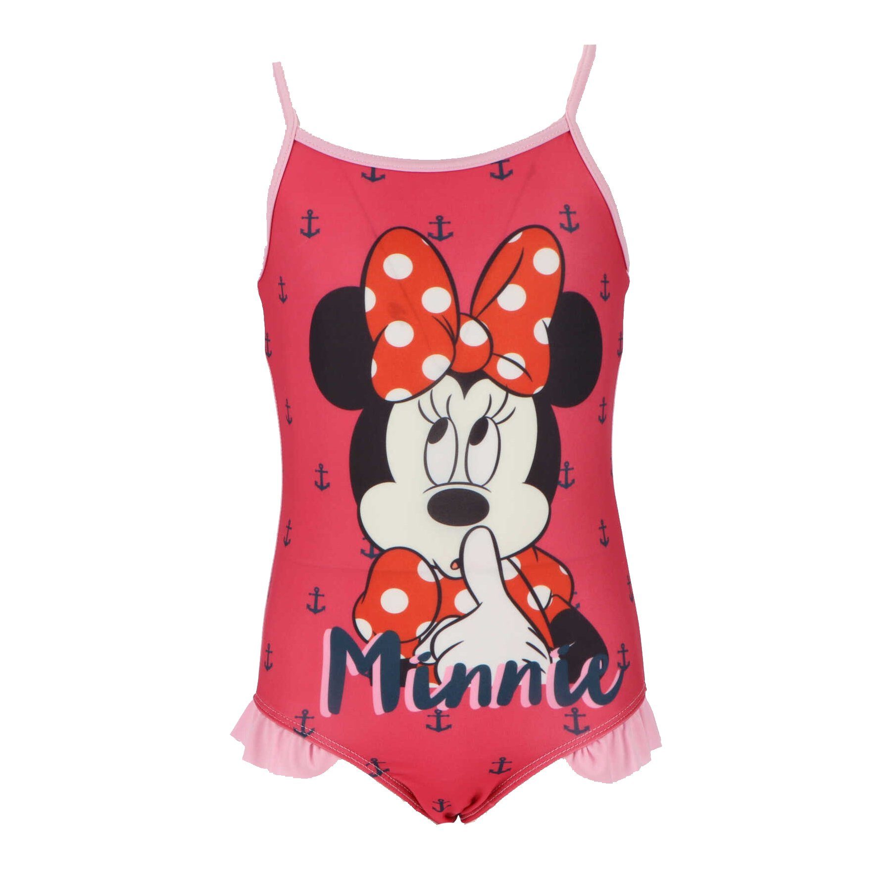 Minnie Mouse Badeanzug  Minnie Maus Kinder Mädchen Badeanzug Gr. 98 bis 128