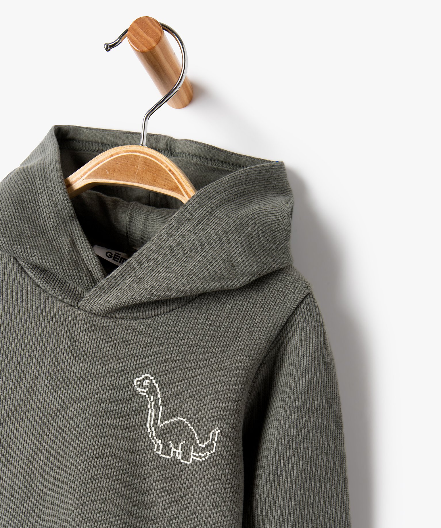 Ensemble bébé Garçon 2 pièces : sweat + pantalon en mail... kaki | GEMO