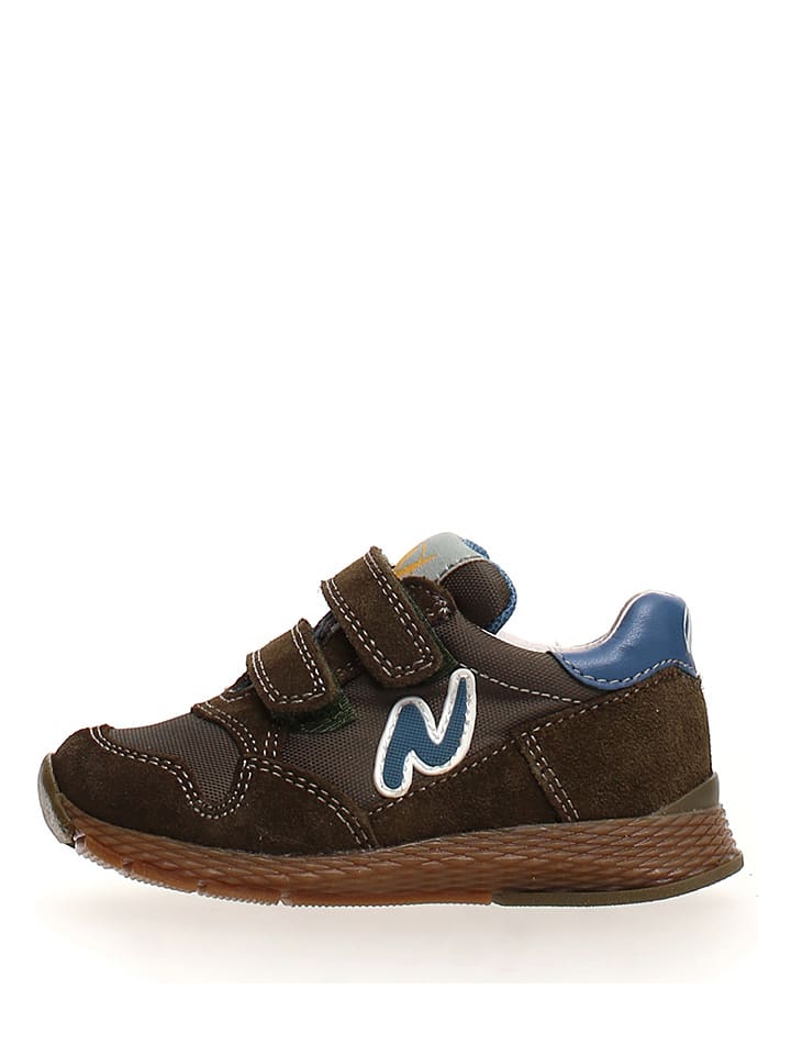 Naturino Leder-Sneakers in Khaki günstig kaufen