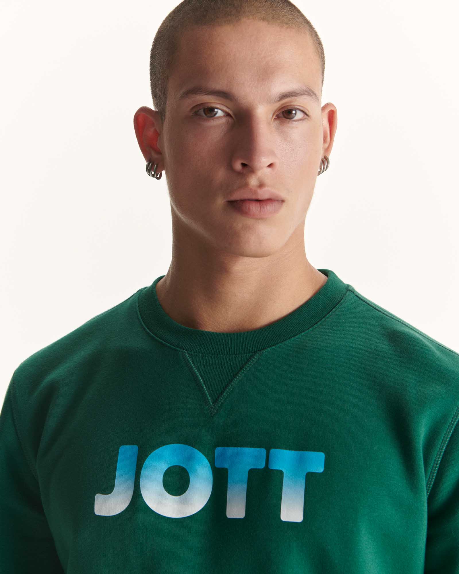 Sweat en coton biologique Vert foncé Braga